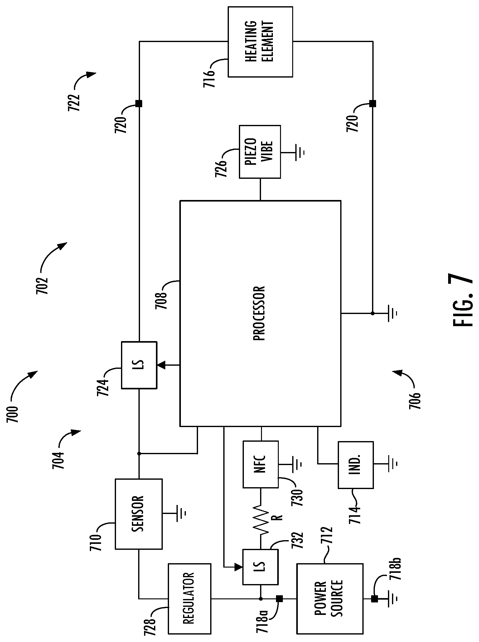 Patent US12310420 Figure 6 – Voltage regulator for an aerosol delivery device