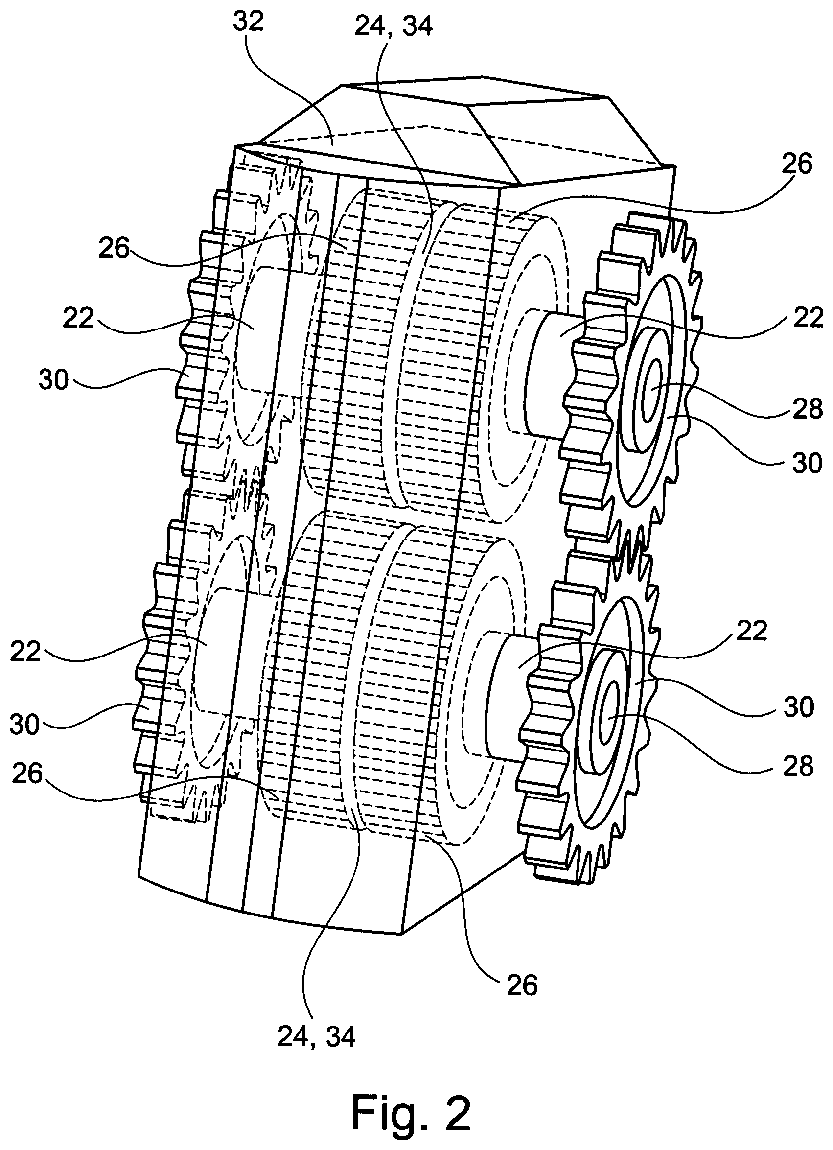 Patent US12310421 Figure 2 – Cleaning tool for heating element with gears