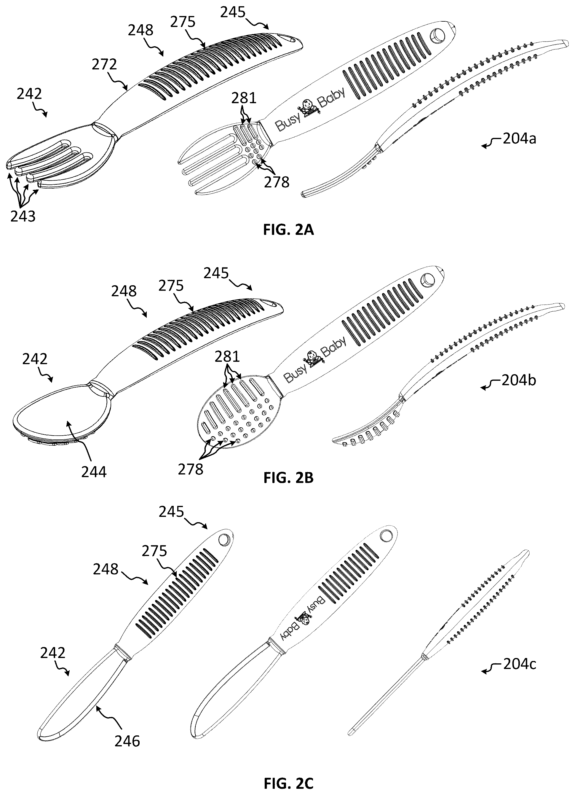 Patent US12310423 Figure 4 – Bib and utensil kit