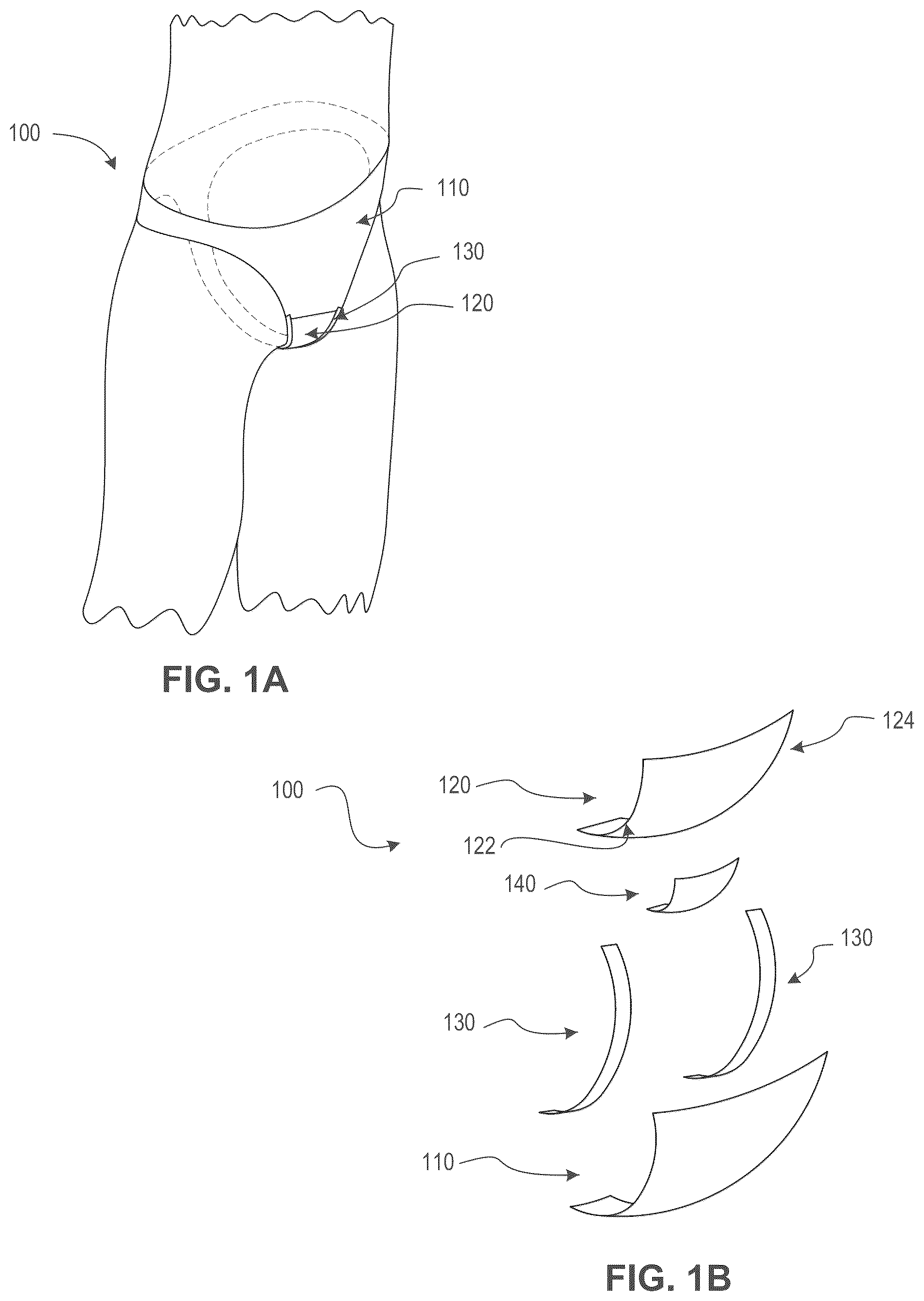 Patent US12310424 — Multi-layered undergarment gusset system — Figure 1