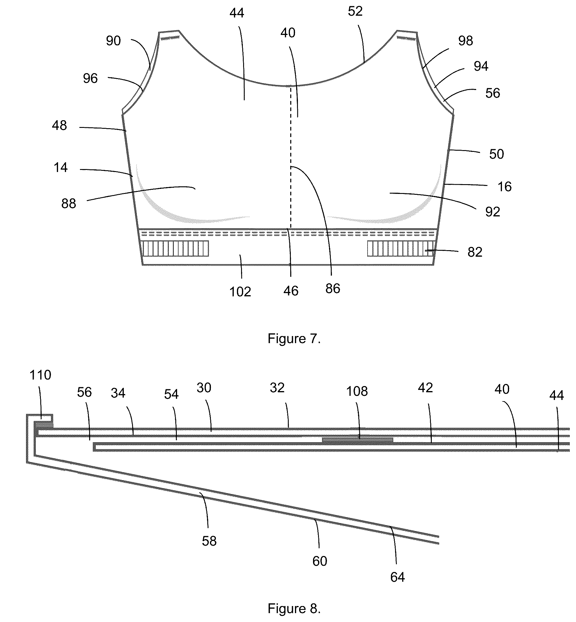 Patent US12310428 Figure 4 – Breast support garment
