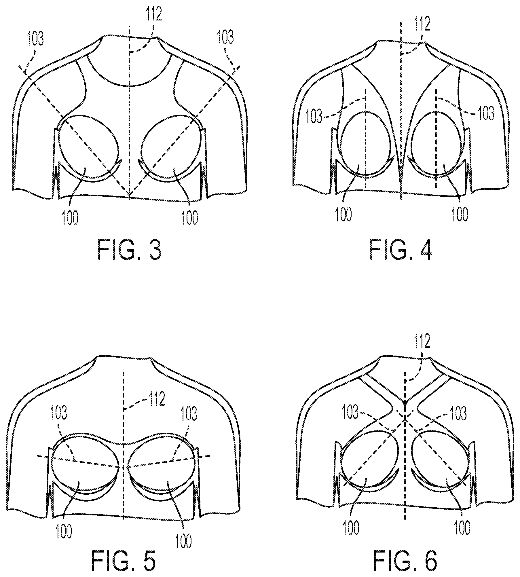 Patent US12310429 Figure 2 – Strapless adhesive breast covers
