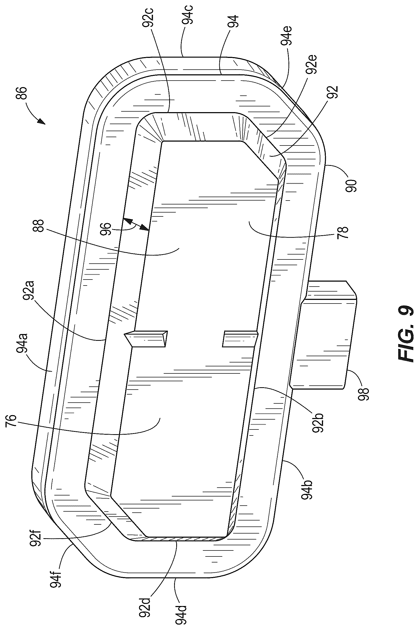 Patent US12310431 Figure 8 – Article of clothing with control button