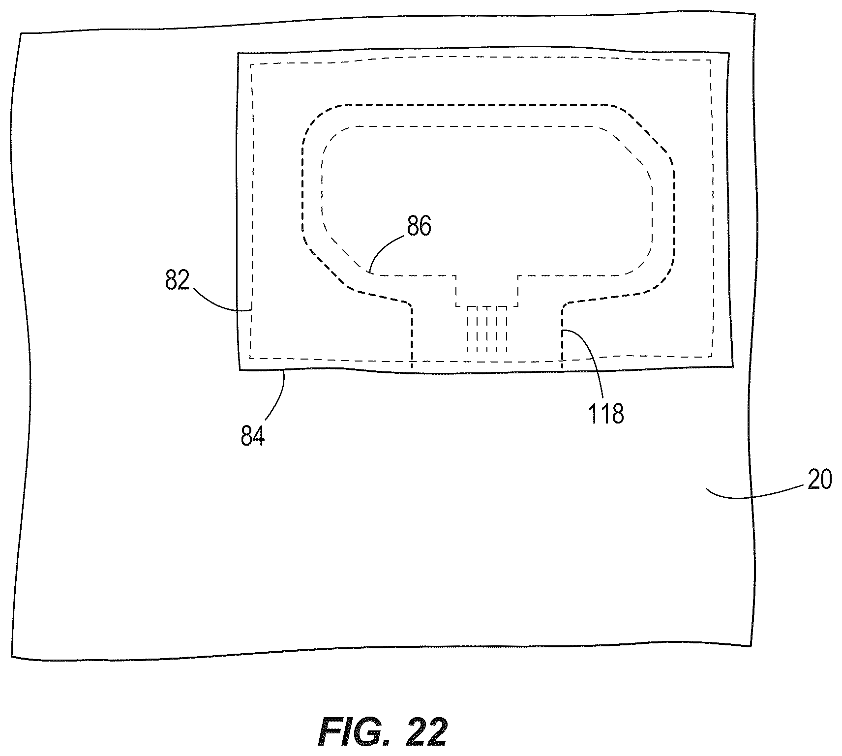 Patent US12310431 Figure 16 – Article of clothing with control button