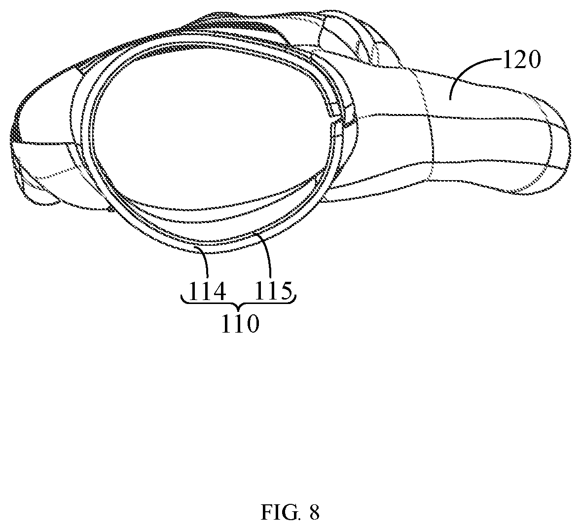 Patent US12310435 Figure 8 – Magnetic gloves