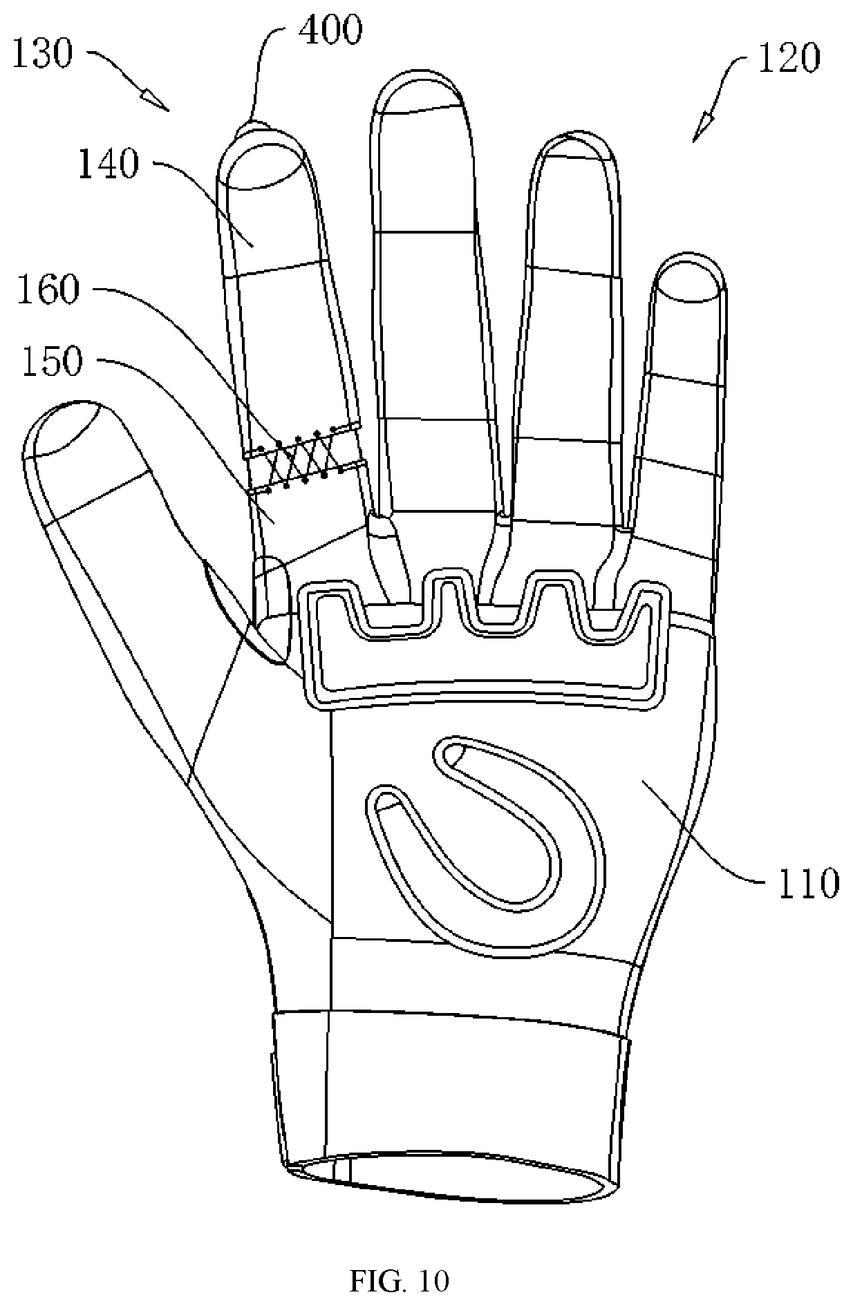 Patent US12310435 Figure 10 – Magnetic gloves