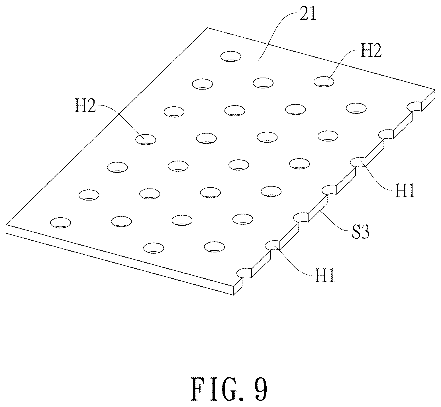 Patent US12310436 Figure 9 – Glove structure and its manufacturing method