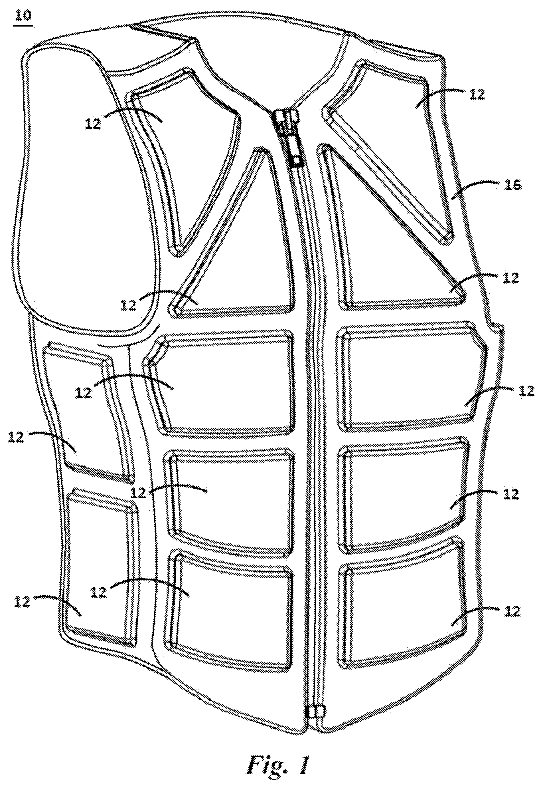 Patent US12310441 Figure 1 – Augmented gear for exercise, therapy and daily use
