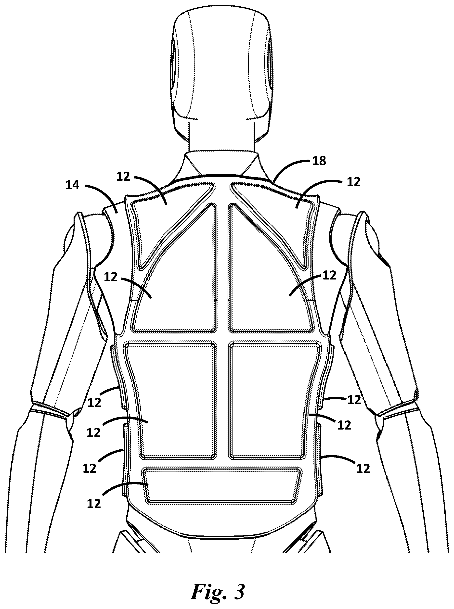 Patent US12310441 Figure 3 – Augmented gear for exercise, therapy and daily use