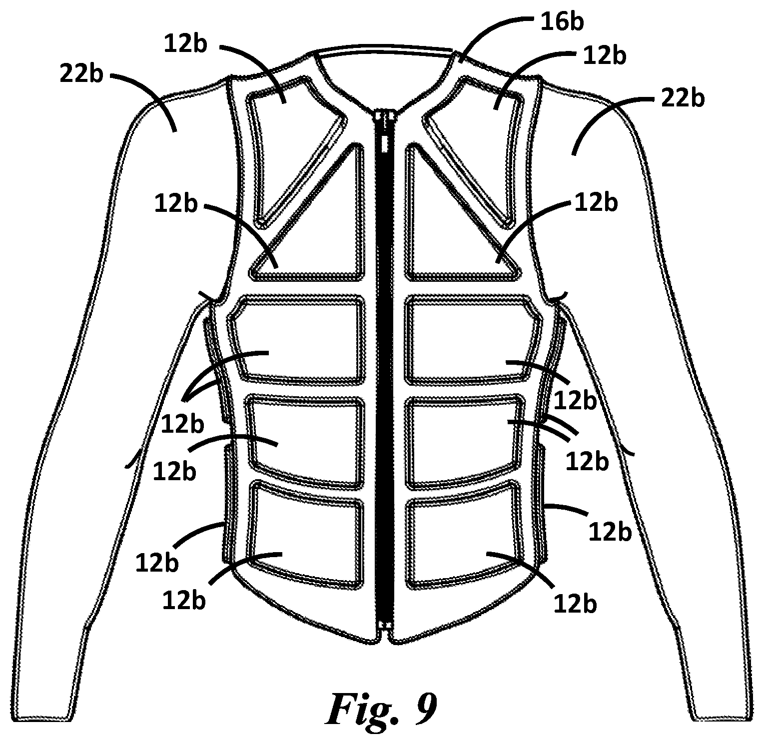 Patent US12310441 Figure 9 – Augmented gear for exercise, therapy and daily use