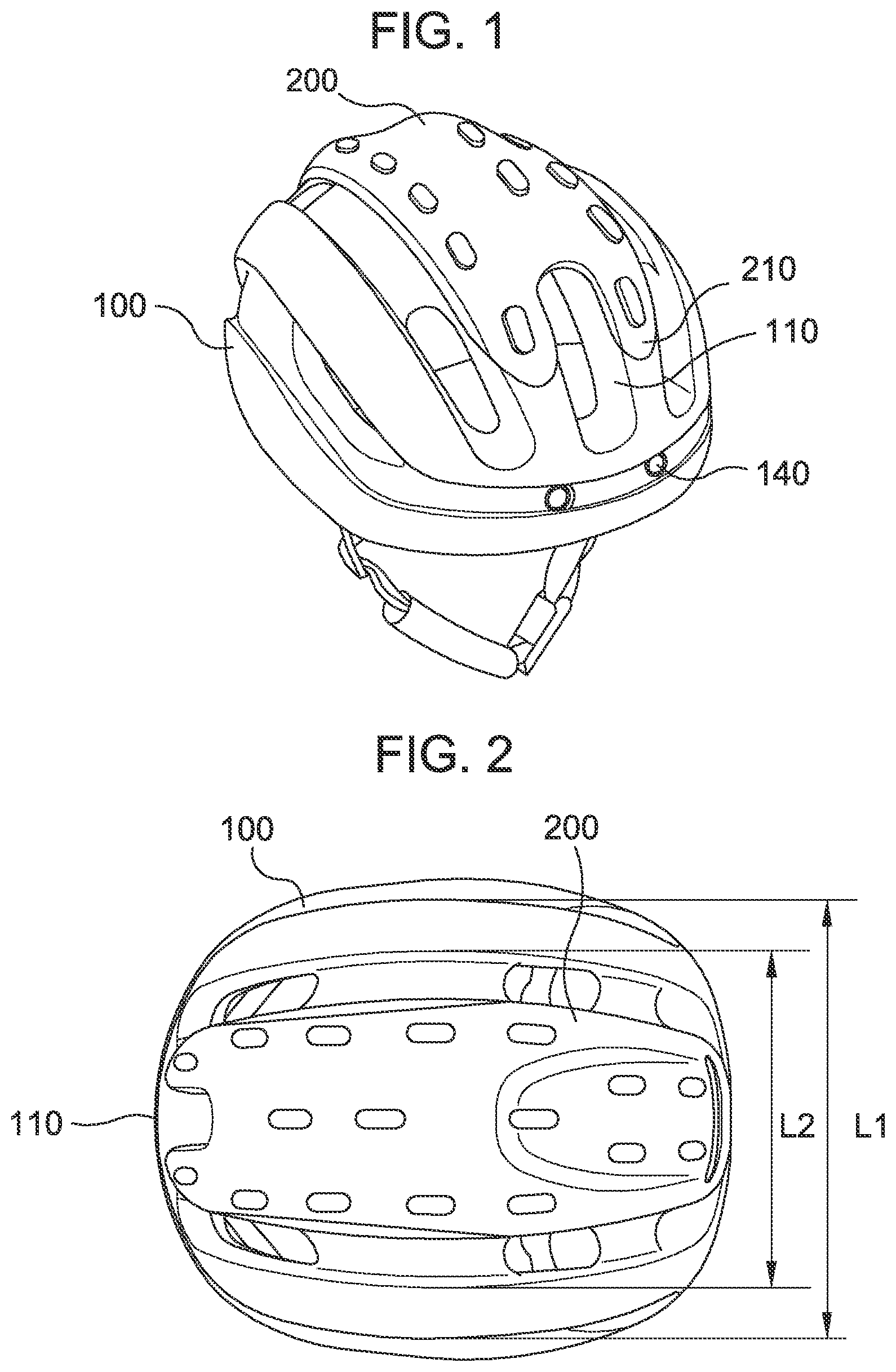 Patent US12310443 Figure 1 – Helmet with ornaments