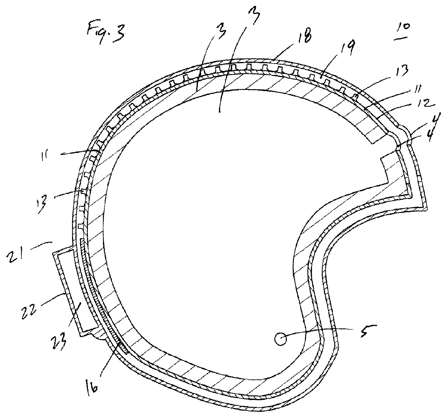 Patent US12310444 Figure 2 – Helmet lighting system