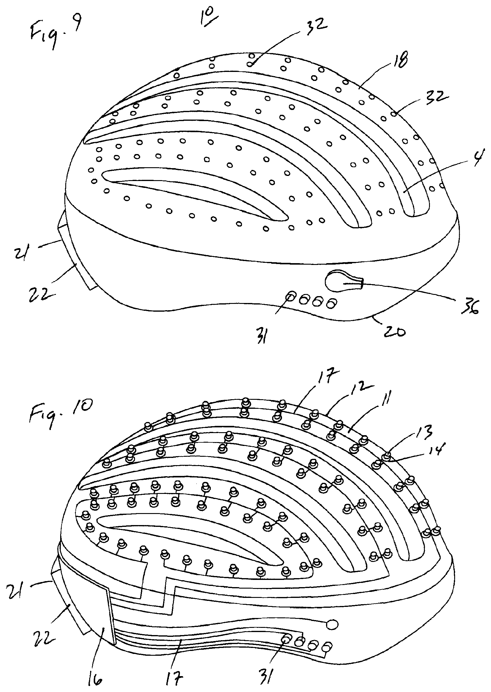 Patent US12310444 Figure 6 – Helmet lighting system