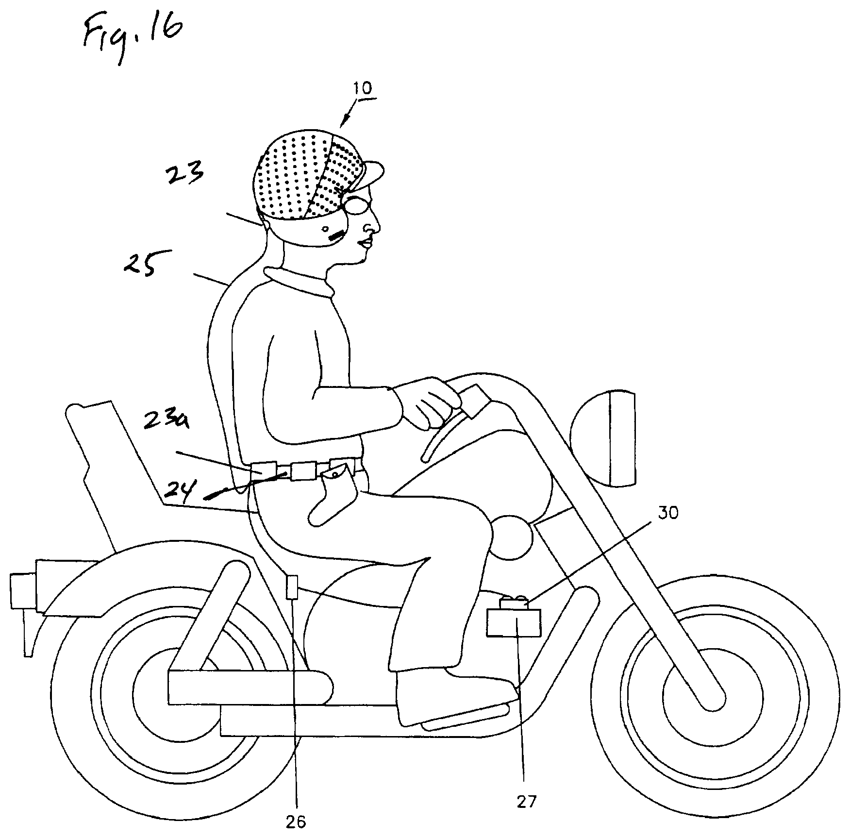 Patent US12310444 Figure 10 – Helmet lighting system