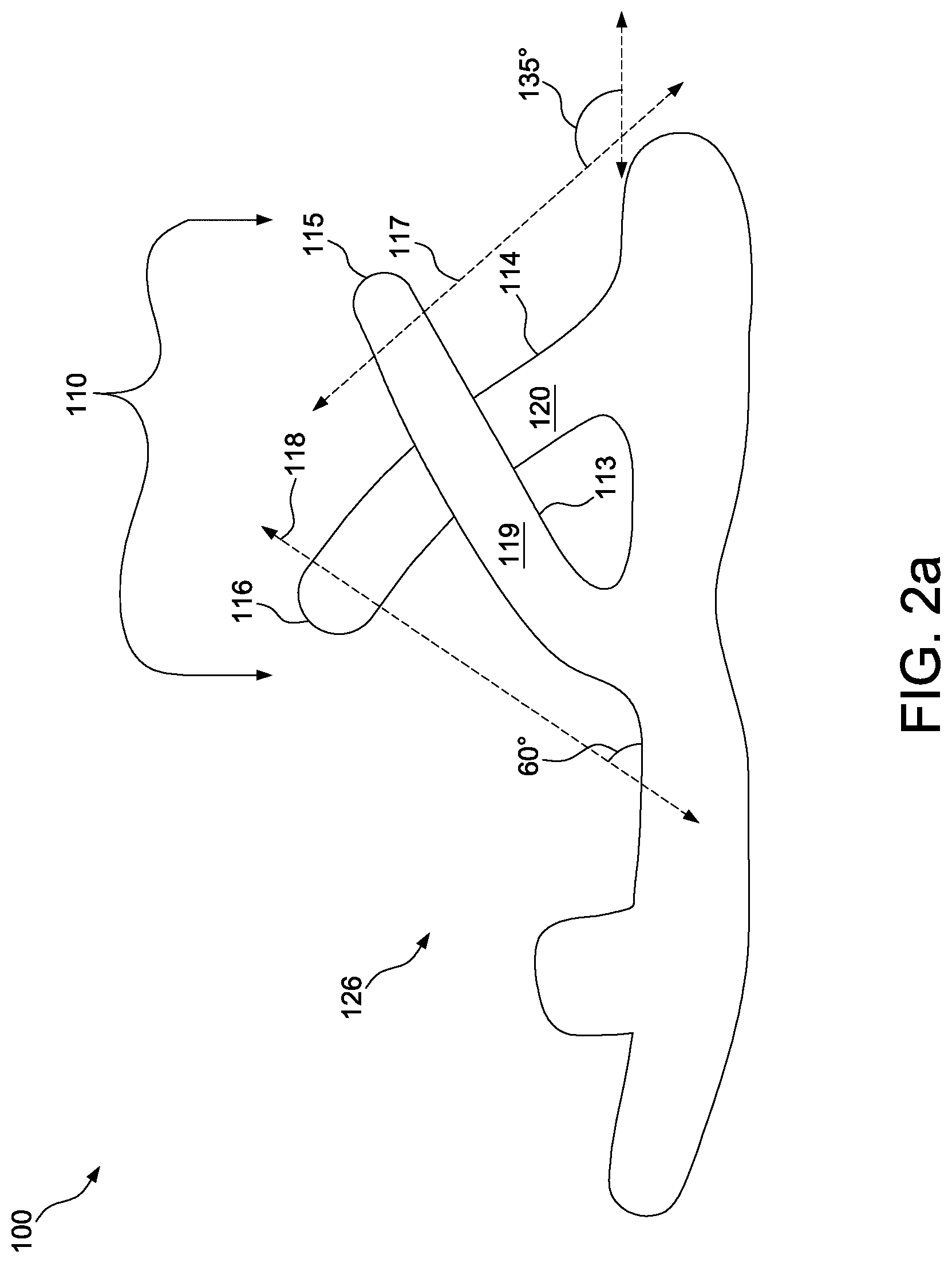Patent US12310445 Figure 2 – Shoe device with dual stadium arch bimodal structure for rapid entry and release