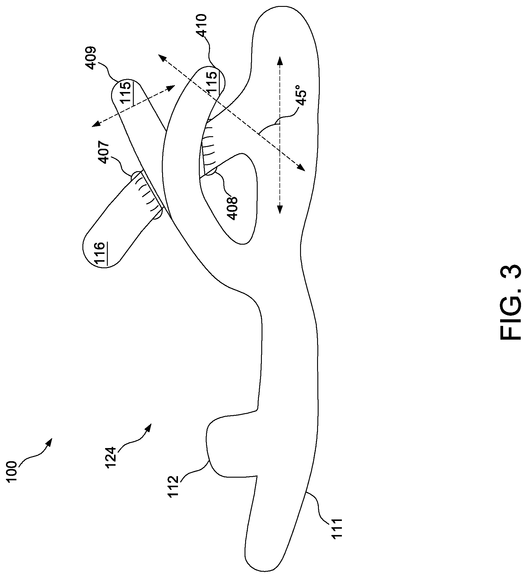 Patent US12310445 Figure 4 – Shoe device with dual stadium arch bimodal structure for rapid entry and release