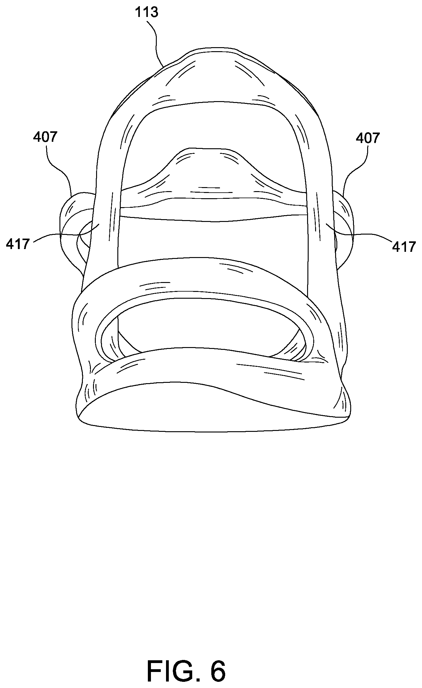 Patent US12310445 Figure 7 – Shoe device with dual stadium arch bimodal structure for rapid entry and release