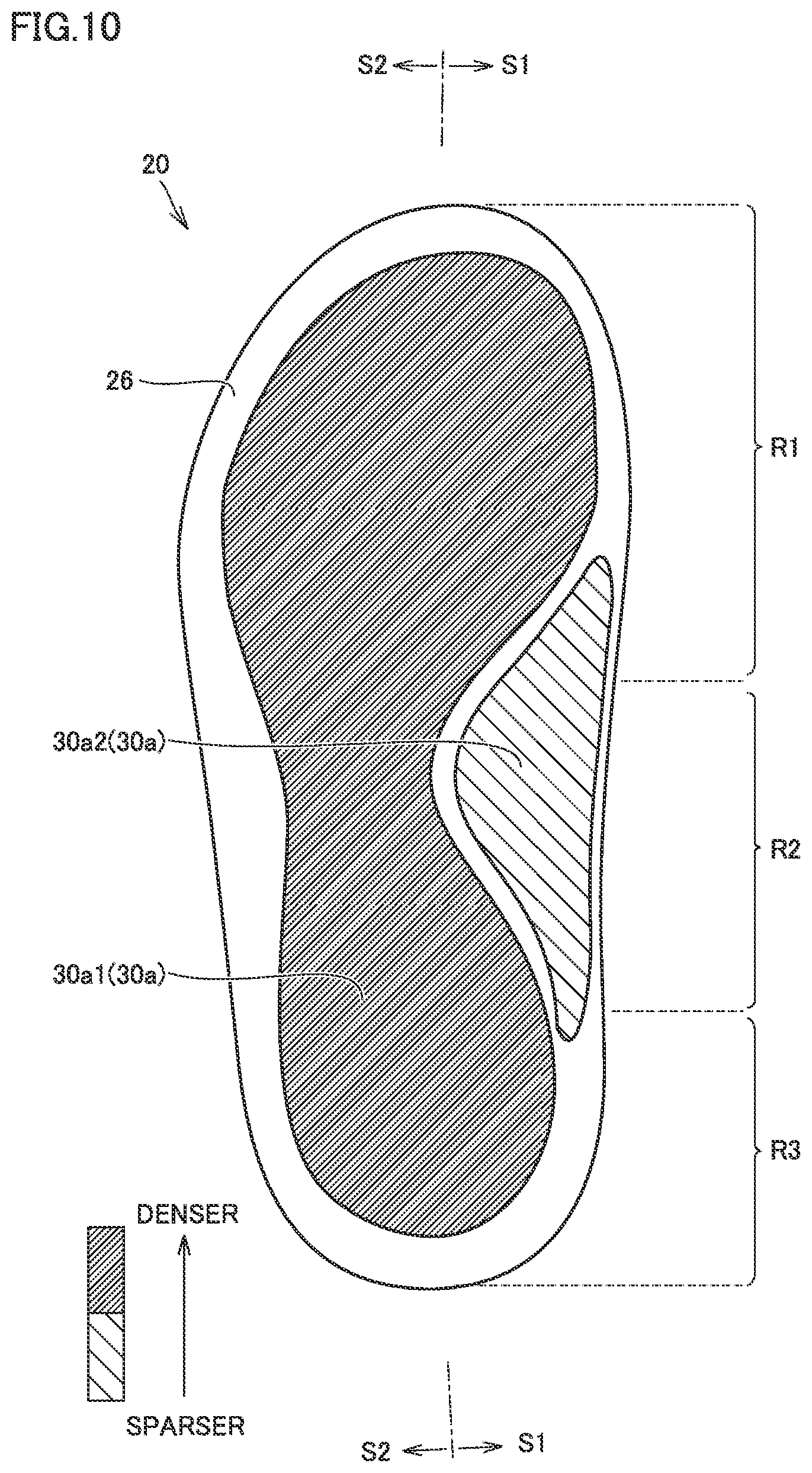 Patent US12310447 Figure 10 – Footwear