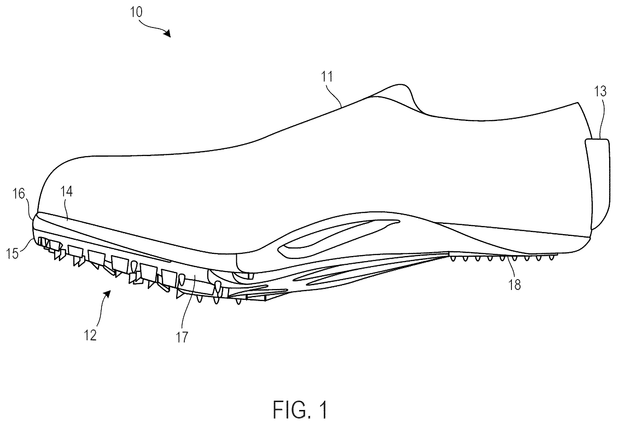 Patent US12310448 Figure 1 – Incline adjuster with multiple discrete chambers