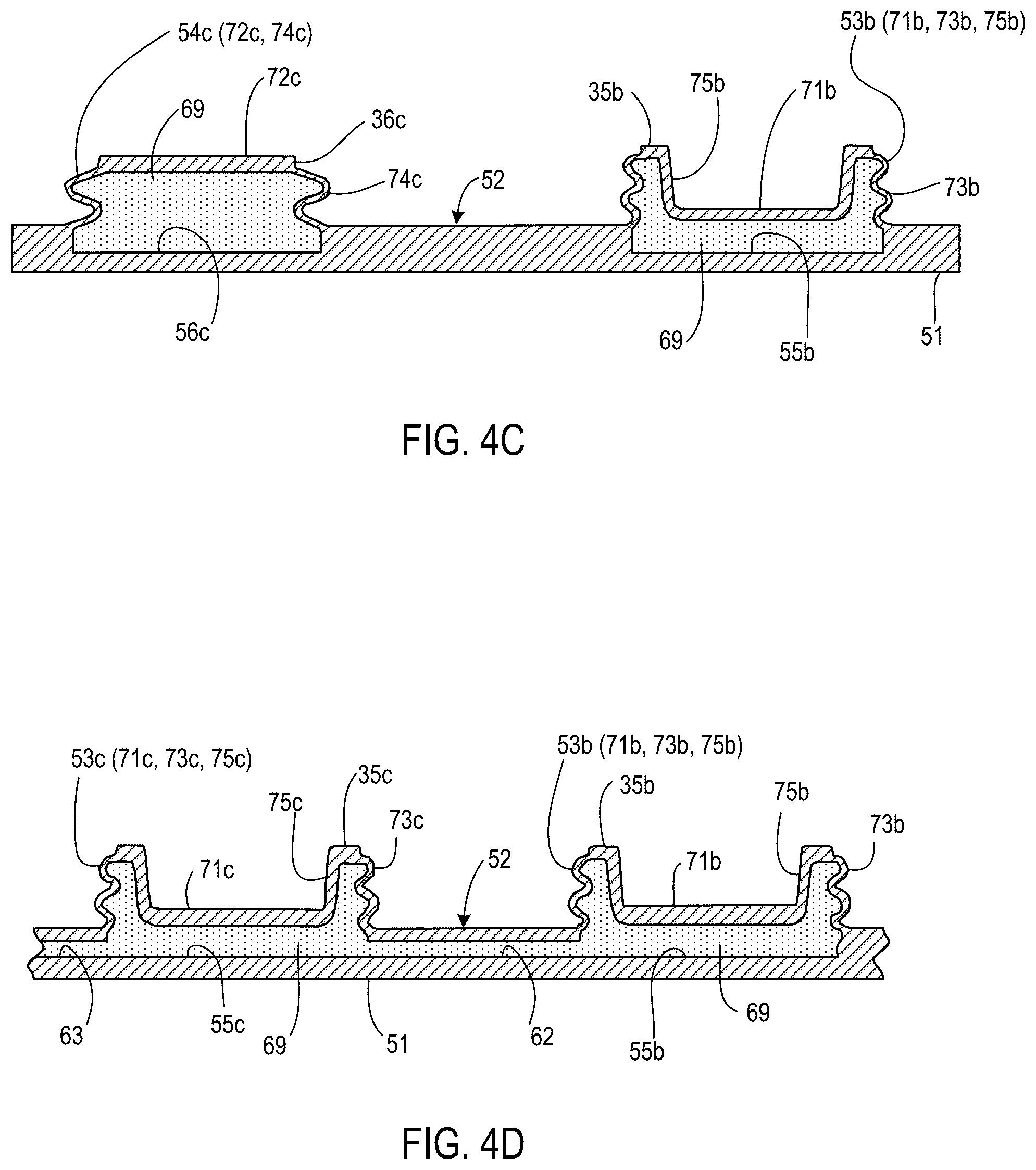 Patent US12310448 Figure 6 – Incline adjuster with multiple discrete chambers