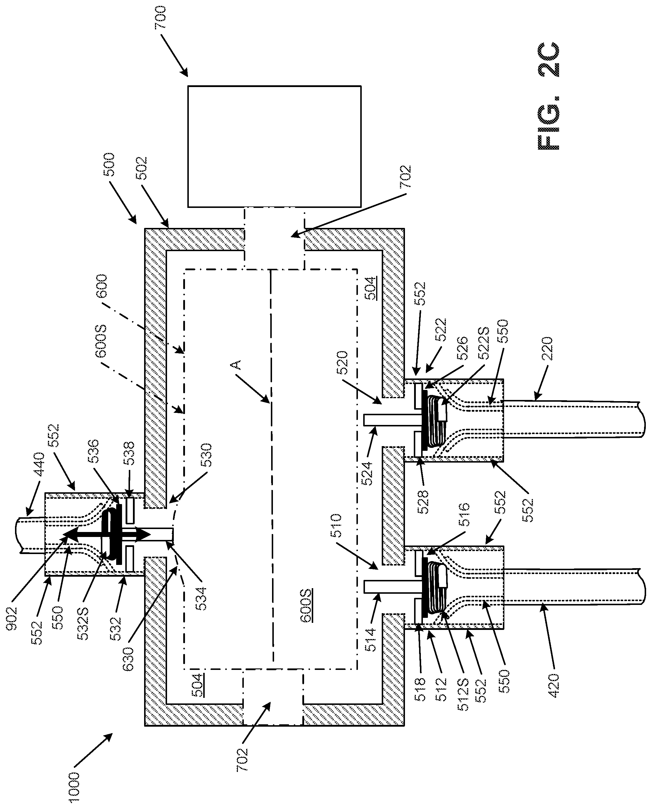 Patent US12310450 Figure 6 – Foot support systems including fluid movement controllers