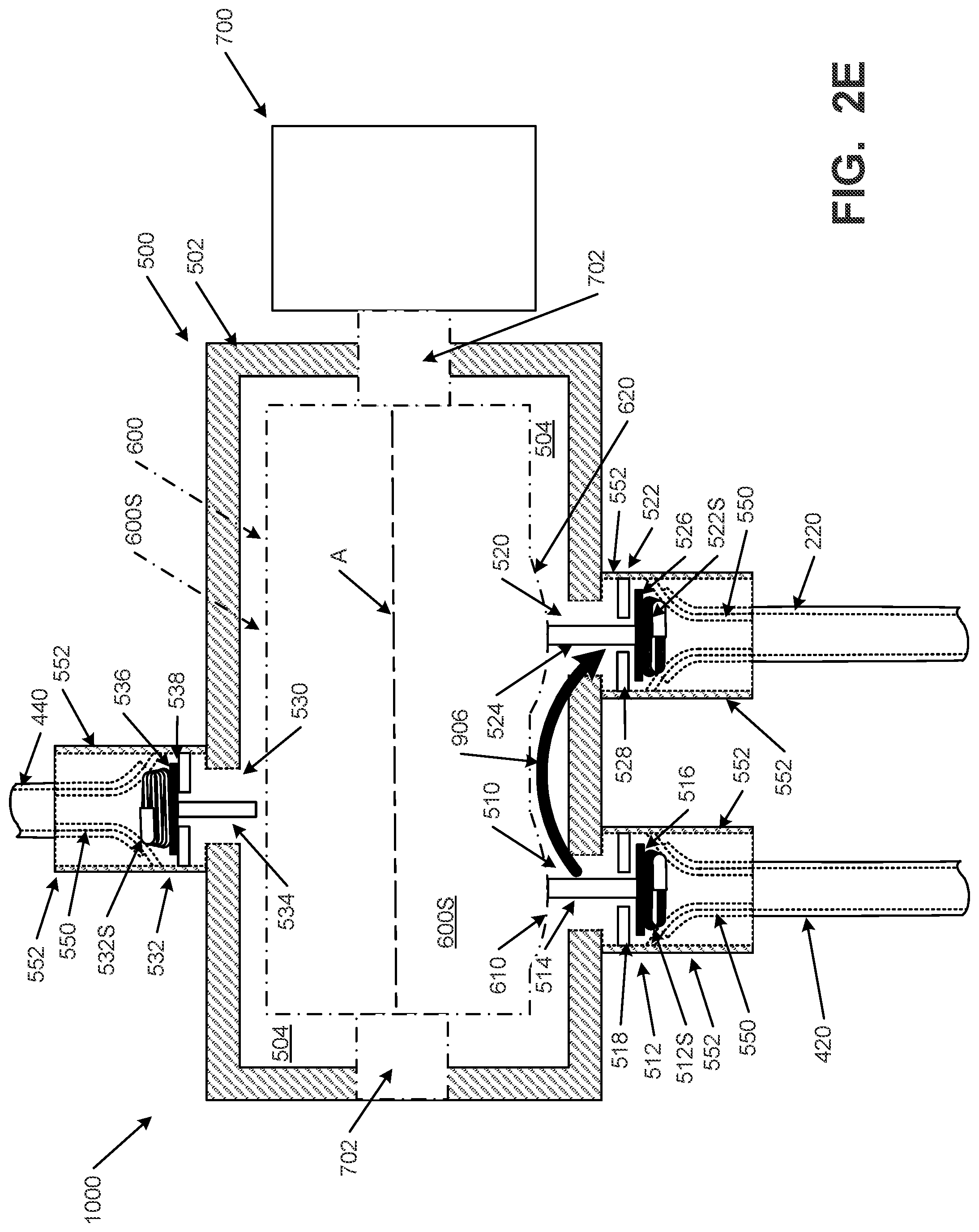 Patent US12310450 Figure 8 – Foot support systems including fluid movement controllers