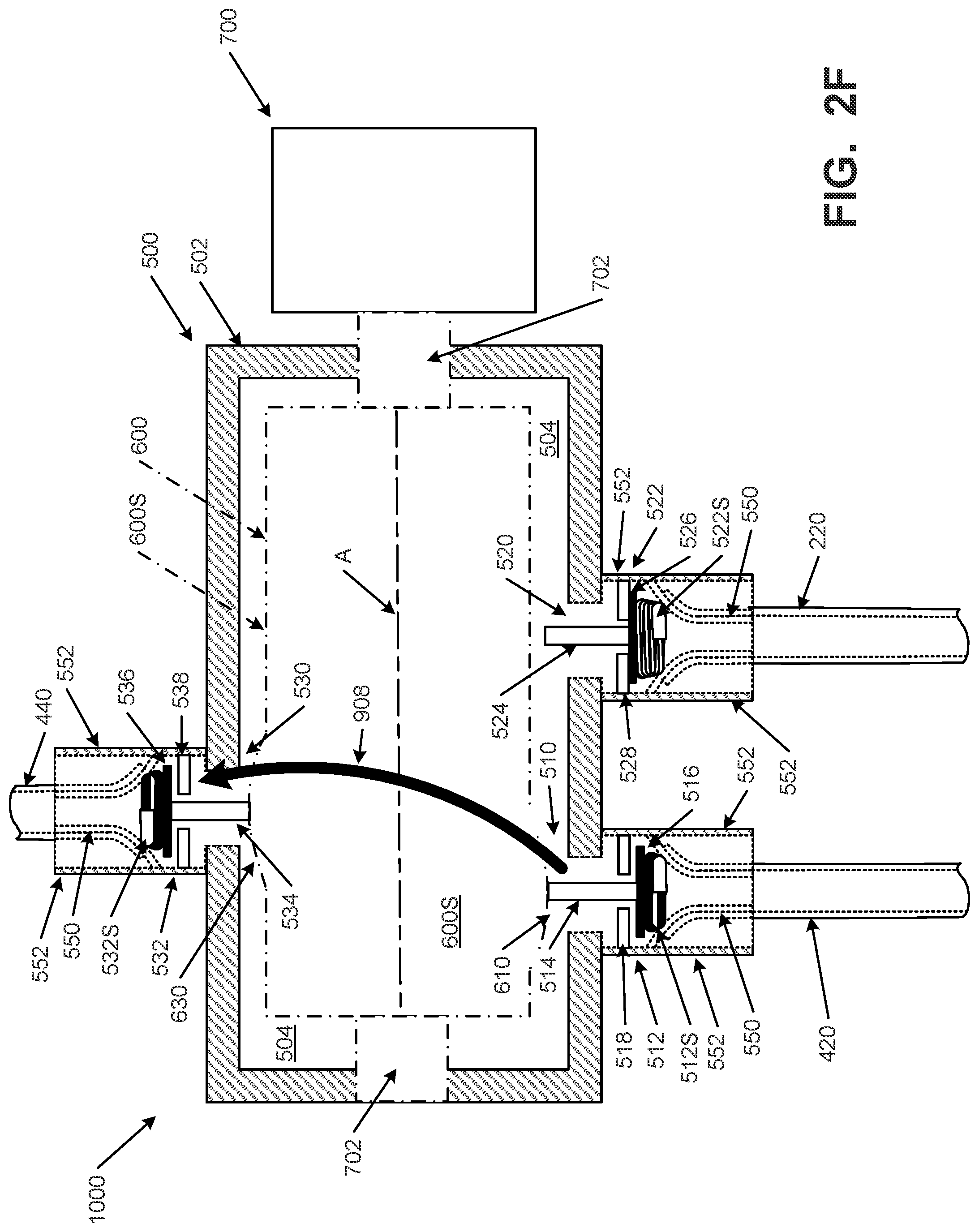 Patent US12310450 Figure 9 – Foot support systems including fluid movement controllers