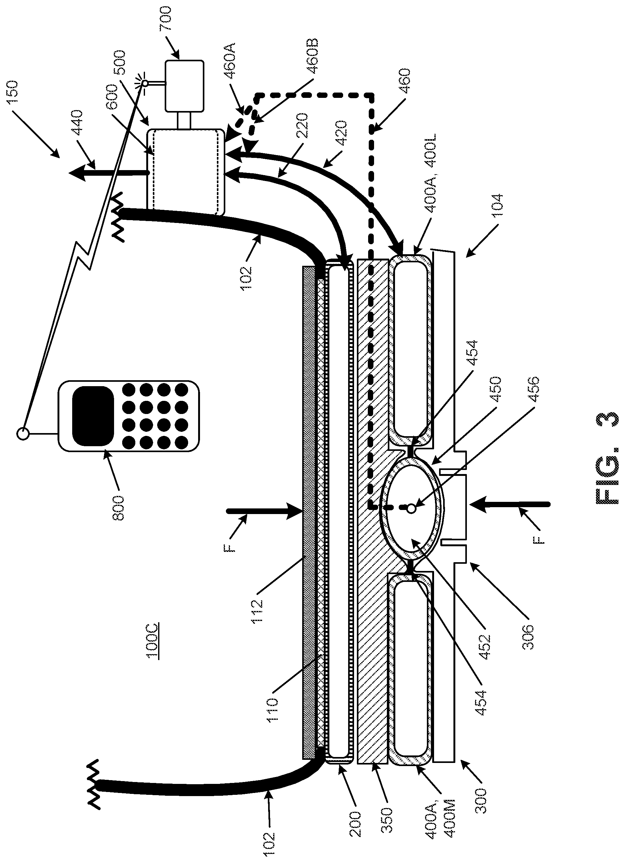 Patent US12310450 Figure 11 – Foot support systems including fluid movement controllers