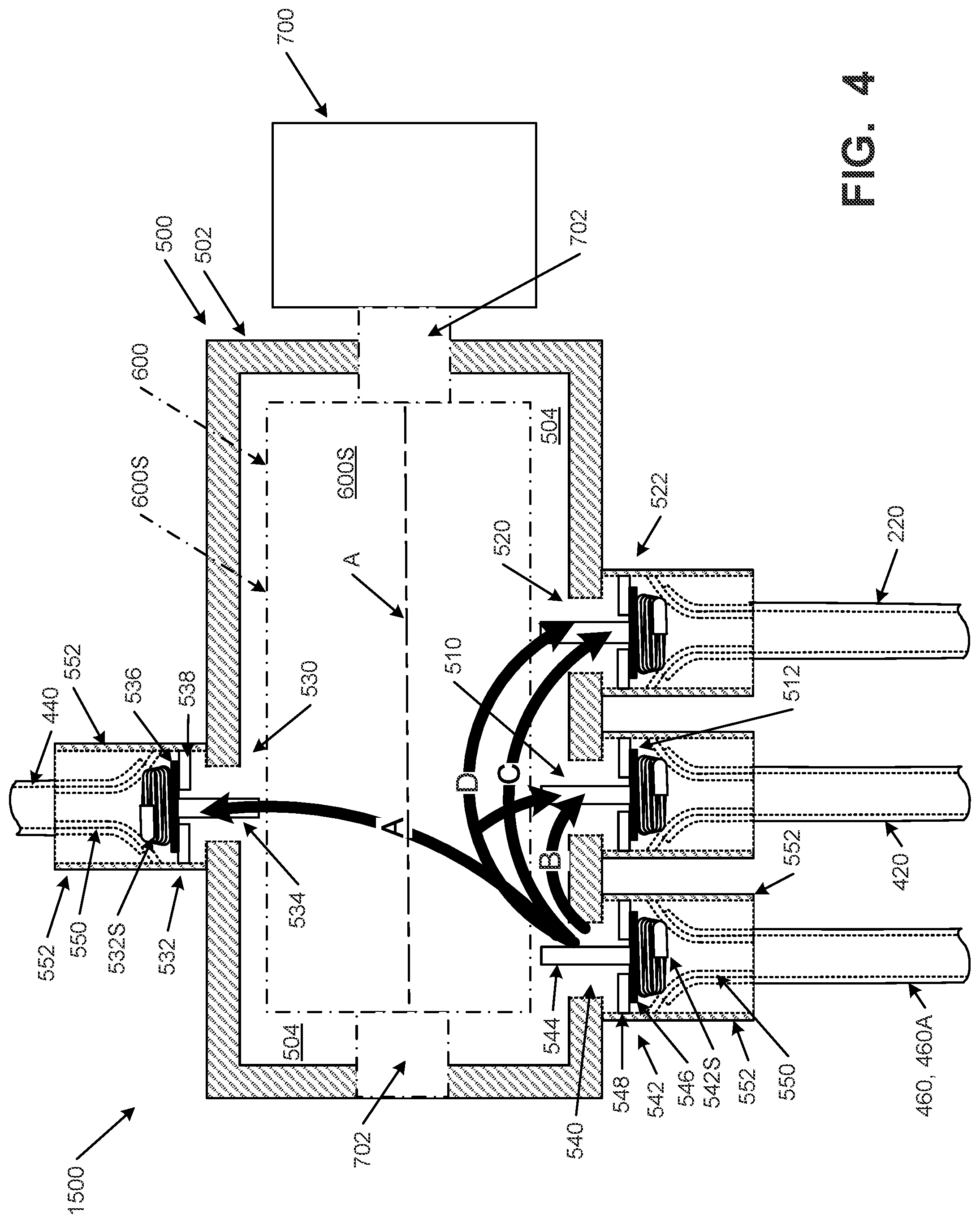 Patent US12310450 Figure 12 – Foot support systems including fluid movement controllers