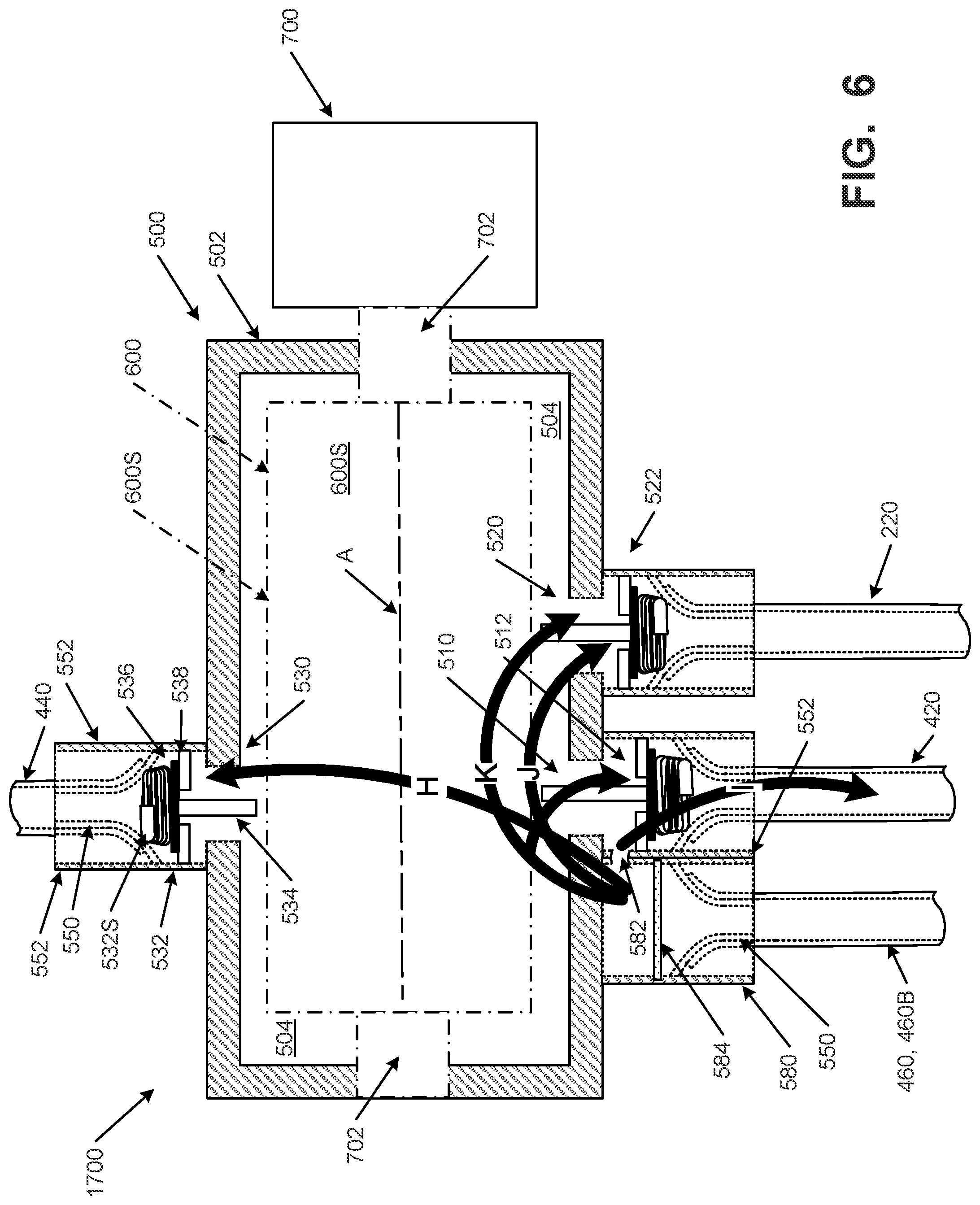 Patent US12310450 Figure 14 – Foot support systems including fluid movement controllers