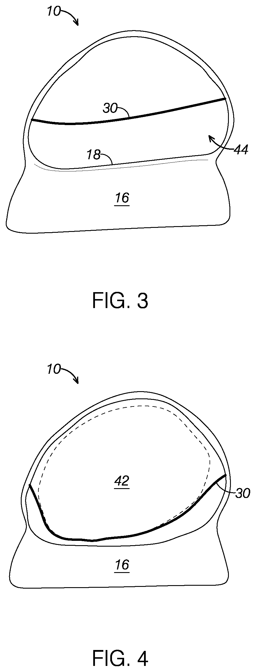 Patent US12310452 Figure 3 – Footwear having a suspended elastic membrane