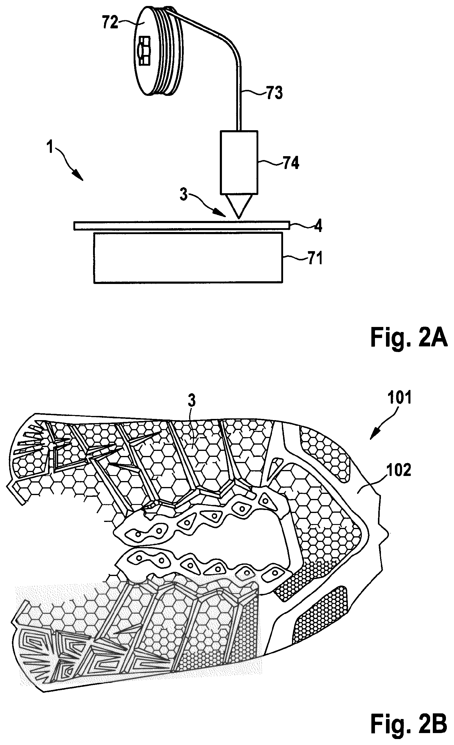 Patent US12310453 Figure 2 – Layered product with functional membrane, footwear comprising such layered product, and manufacturing method