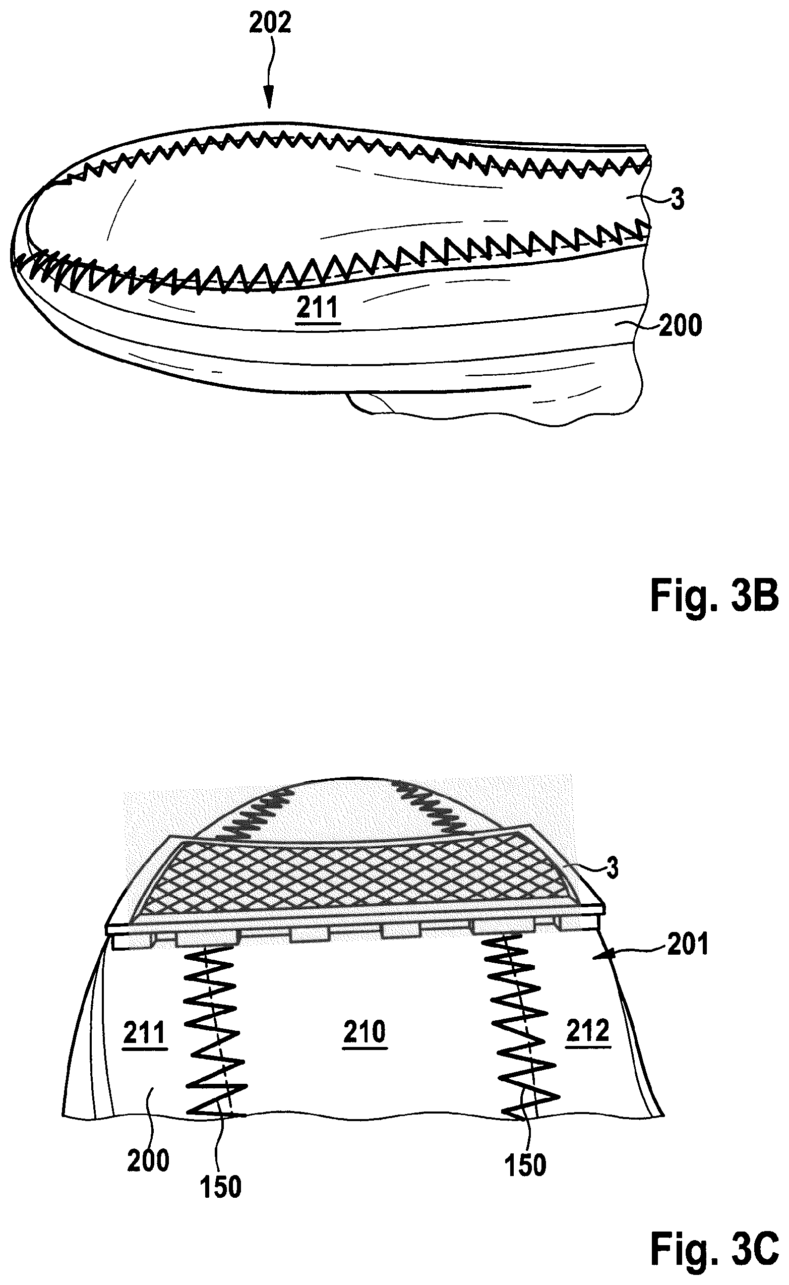 Patent US12310453 Figure 4 – Layered product with functional membrane, footwear comprising such layered product, and manufacturing method