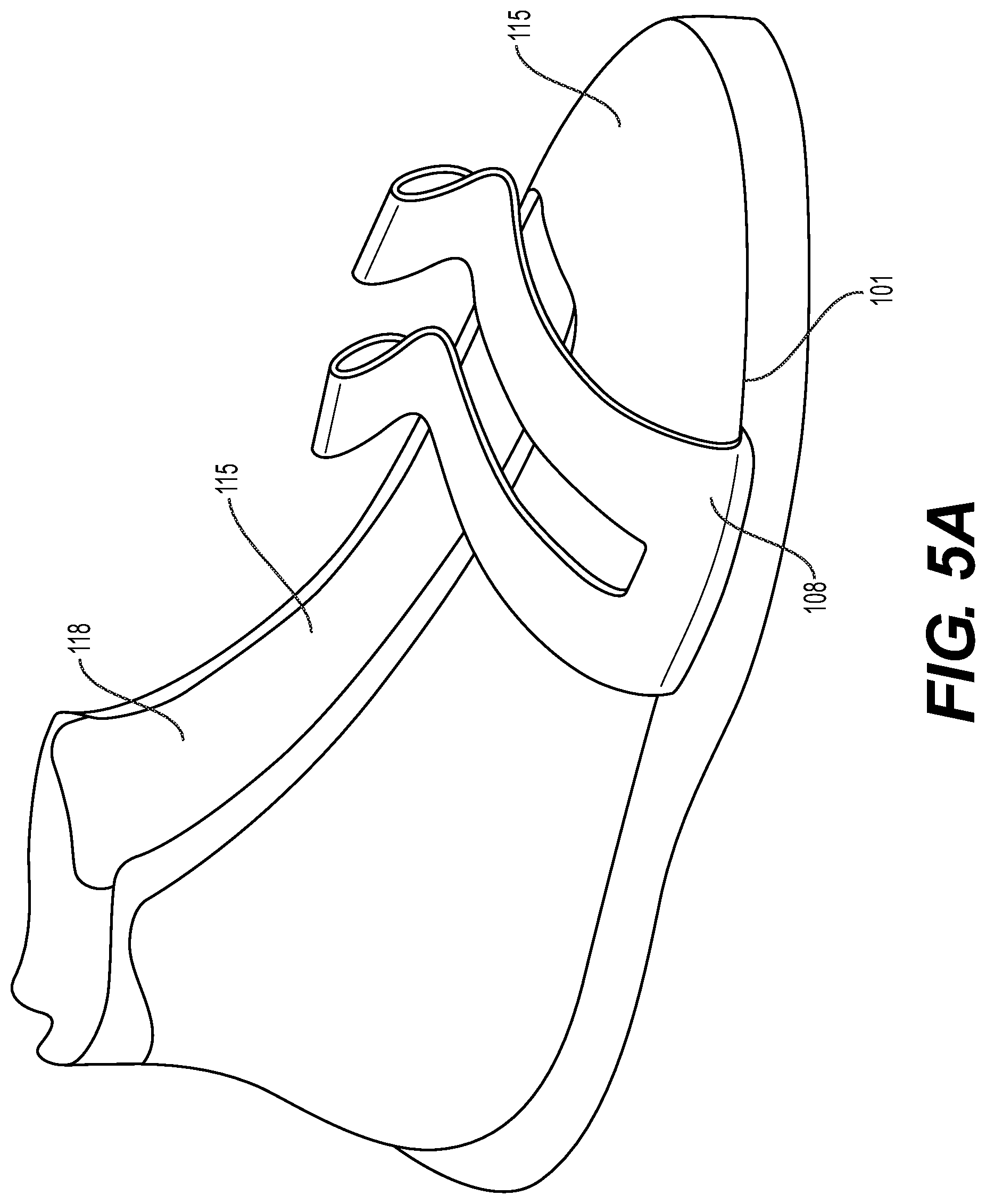 Patent US12310454 Figure 6 – Article of footwear including a support flap