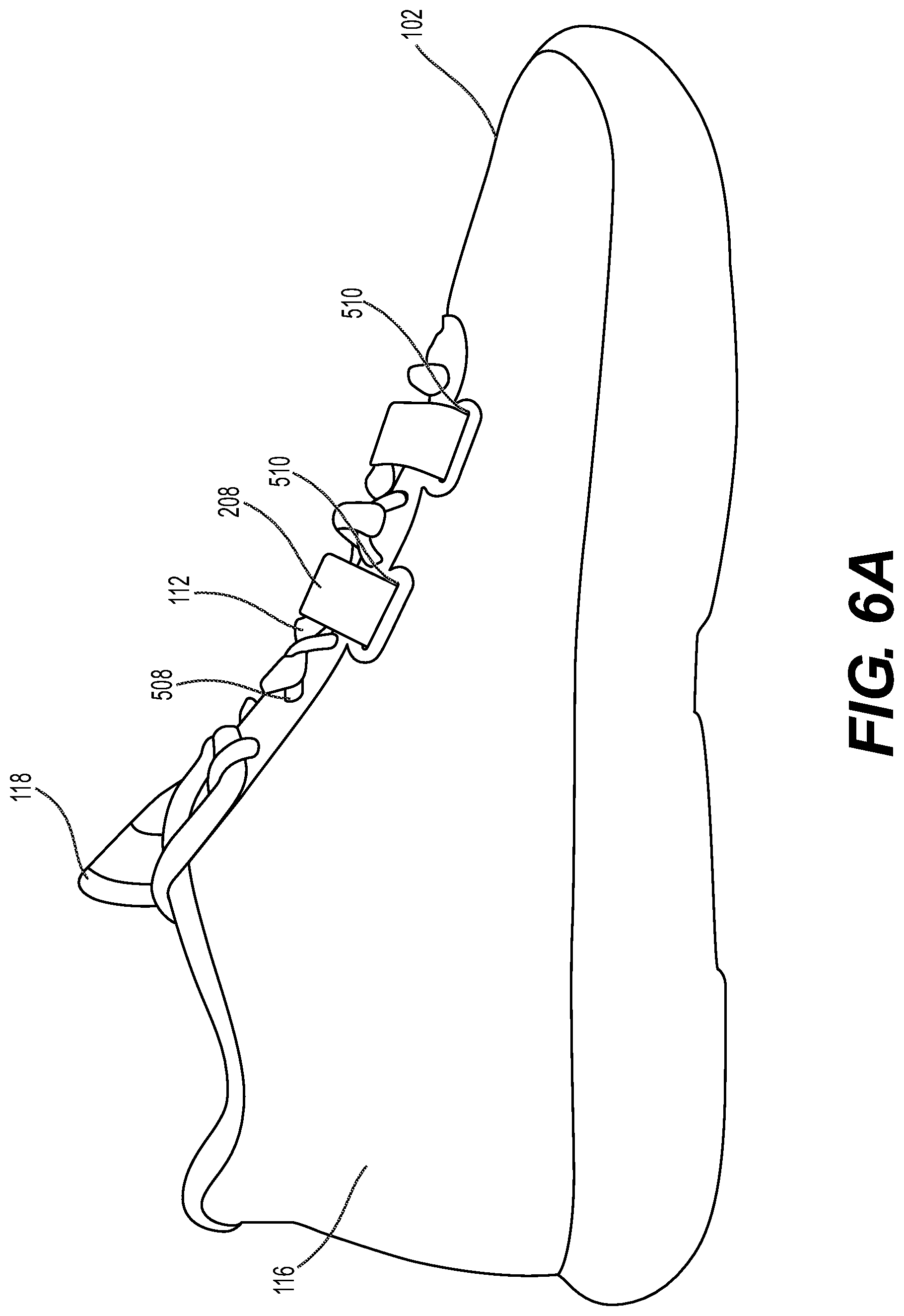 Patent US12310454 Figure 9 – Article of footwear including a support flap
