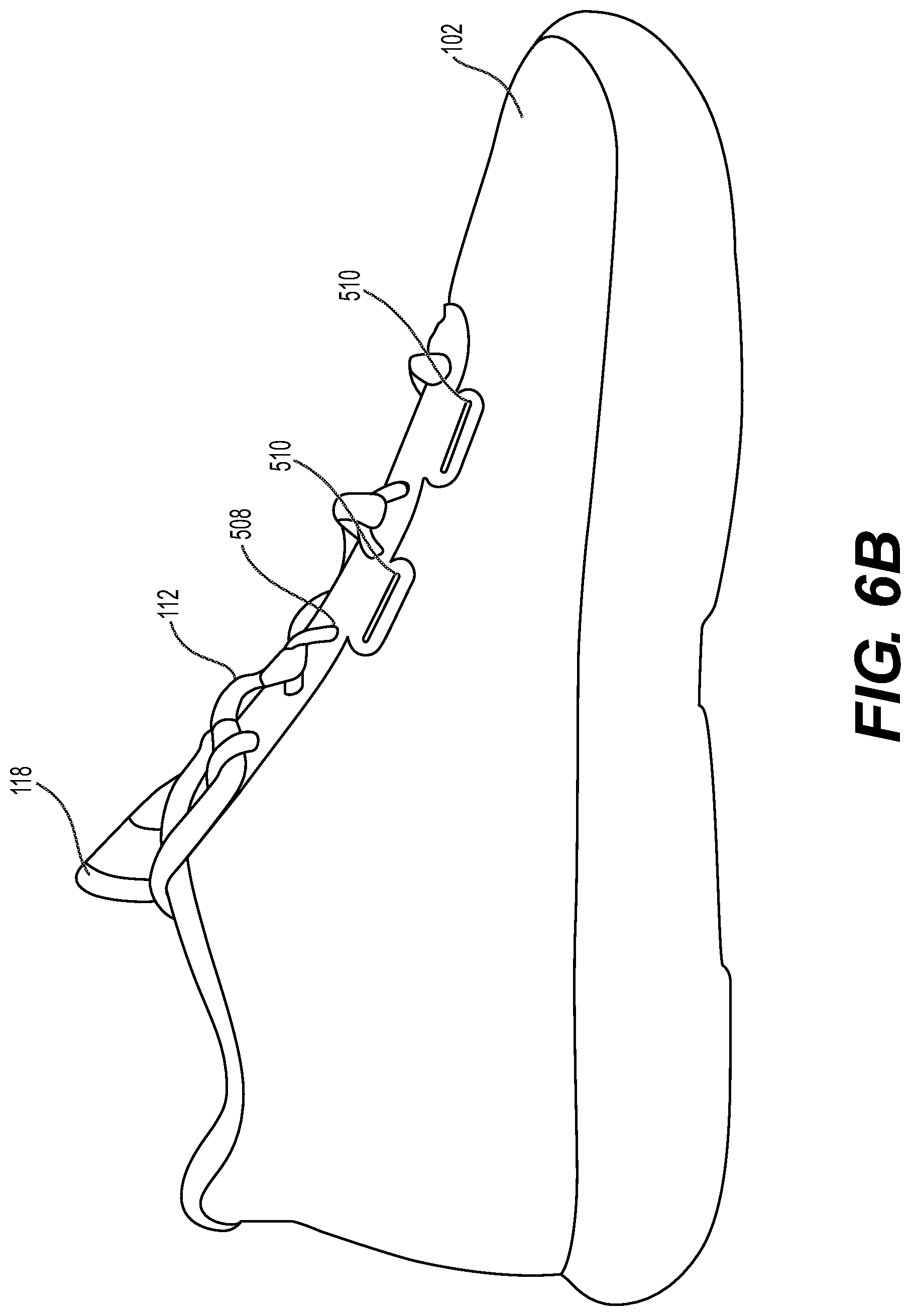 Patent US12310454 Figure 10 – Article of footwear including a support flap