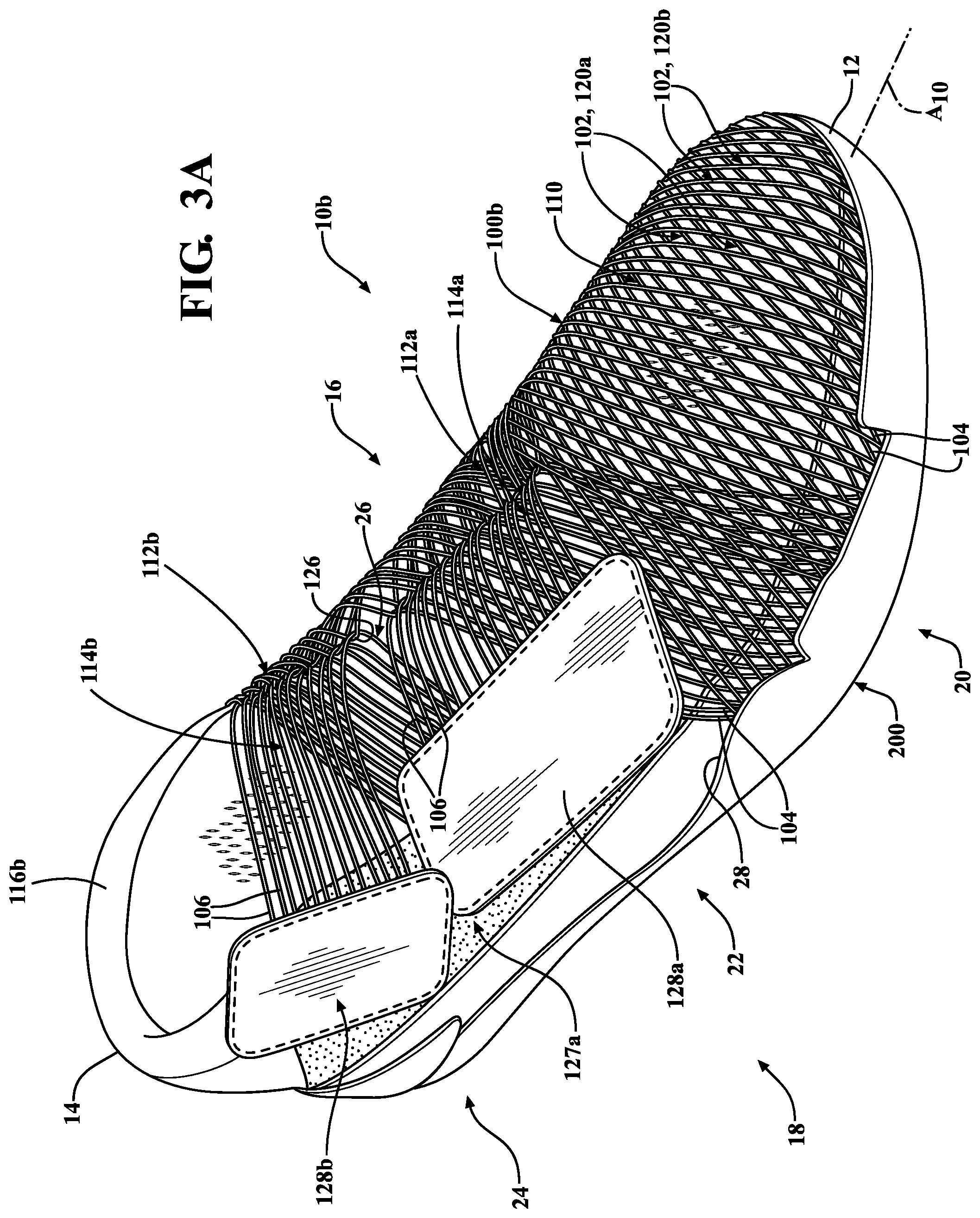 Patent US12310457 Figure 5 – Upper for article of footwear