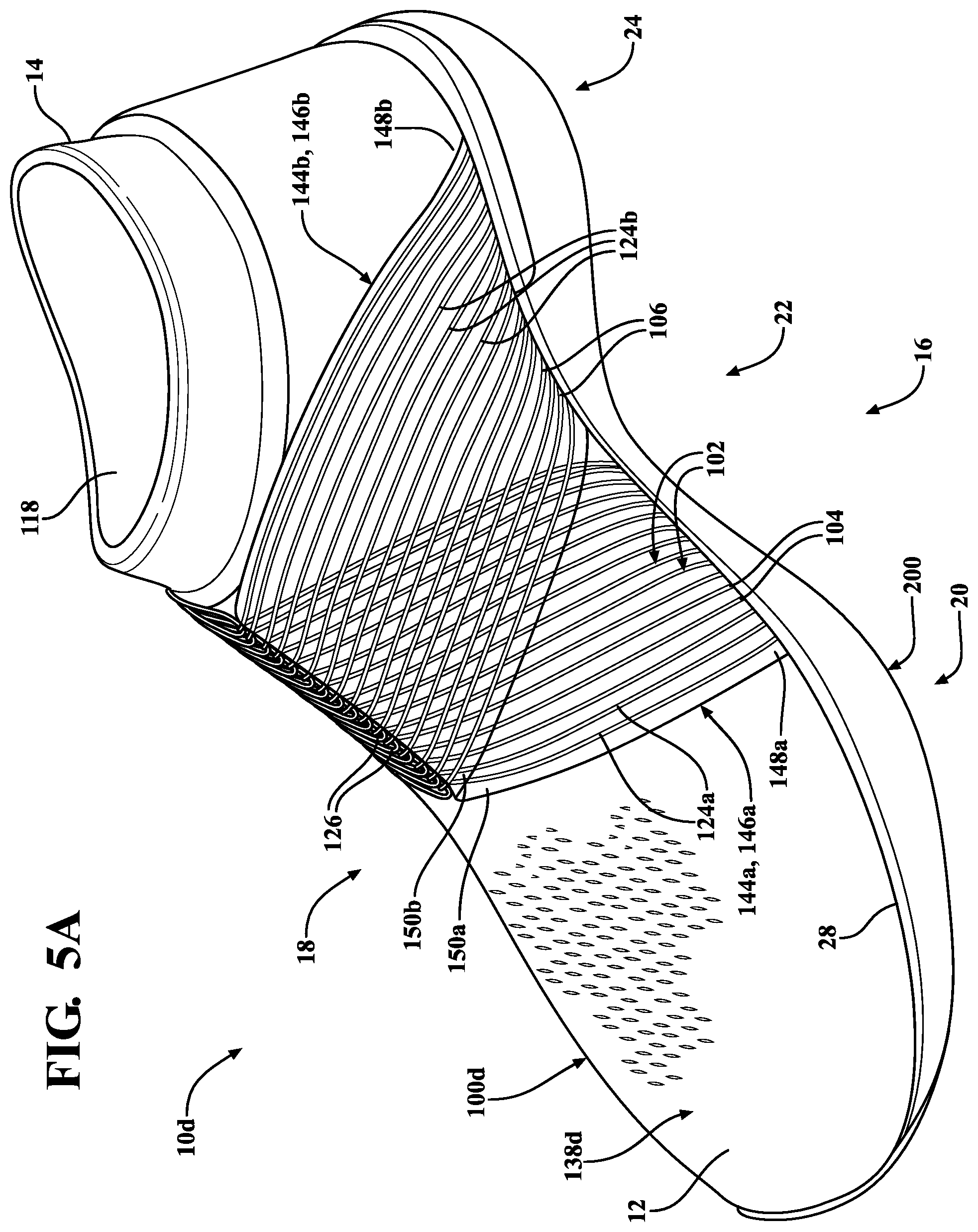 Patent US12310457 Figure 9 – Upper for article of footwear
