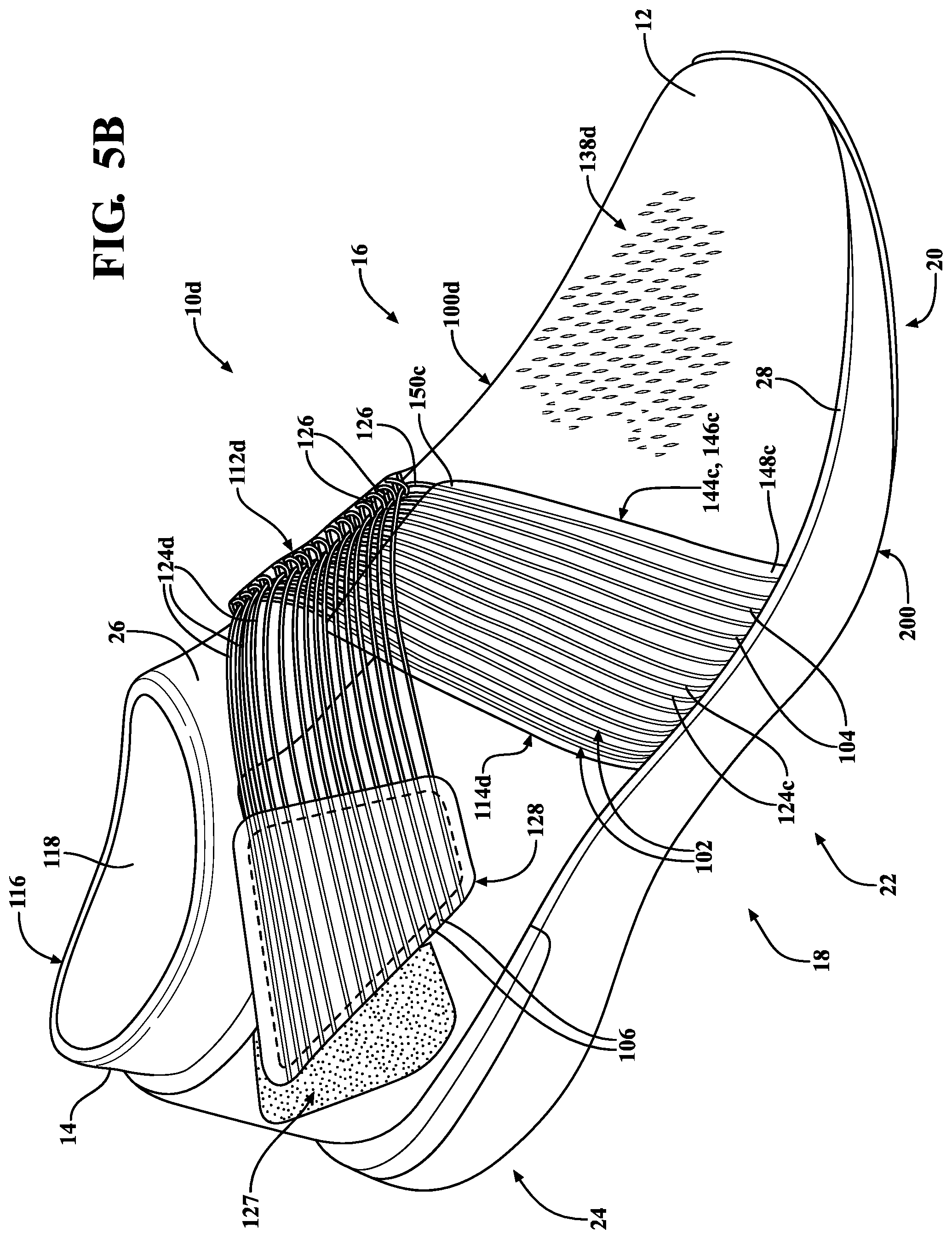 Patent US12310457 Figure 10 – Upper for article of footwear