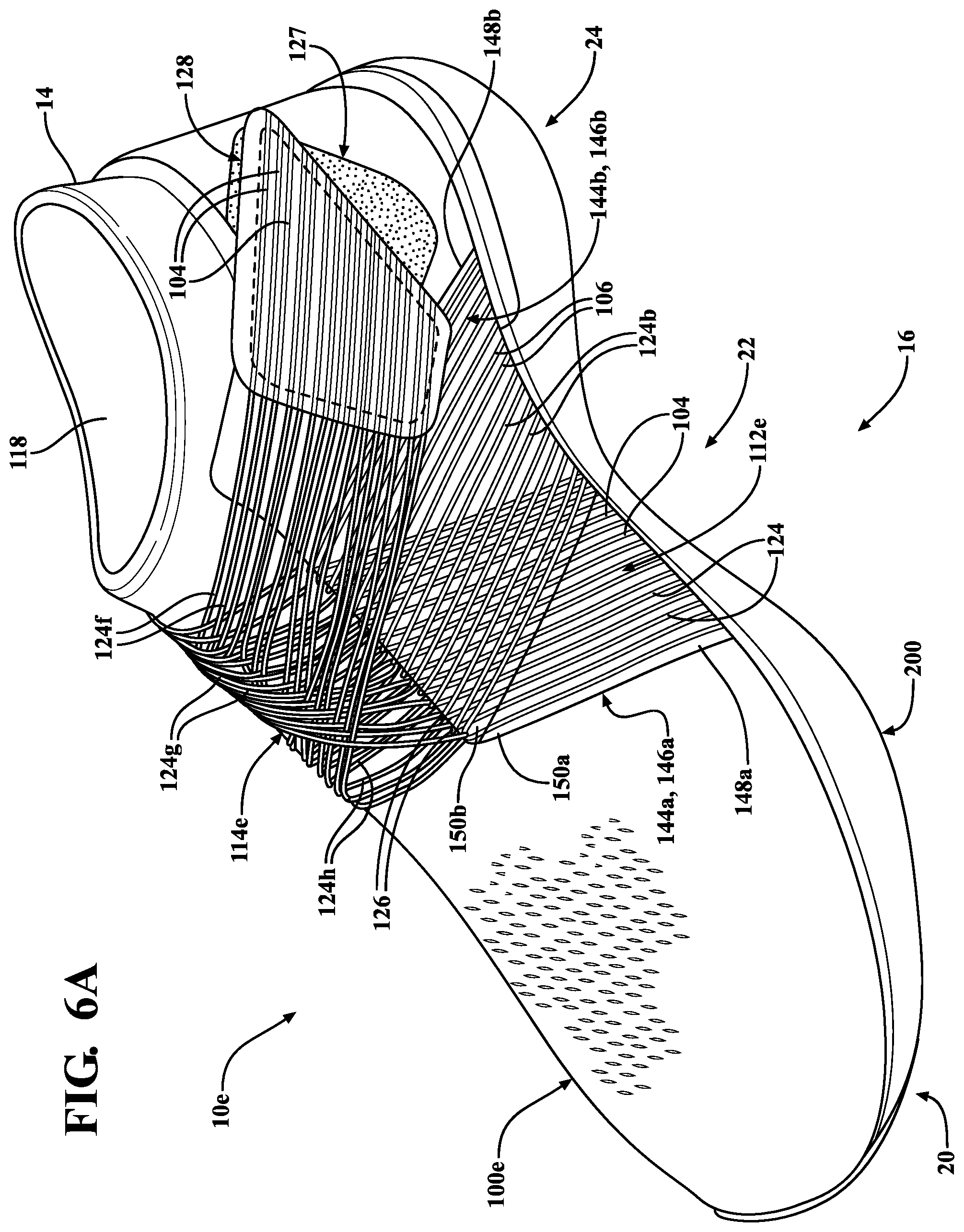 Patent US12310457 Figure 11 – Upper for article of footwear