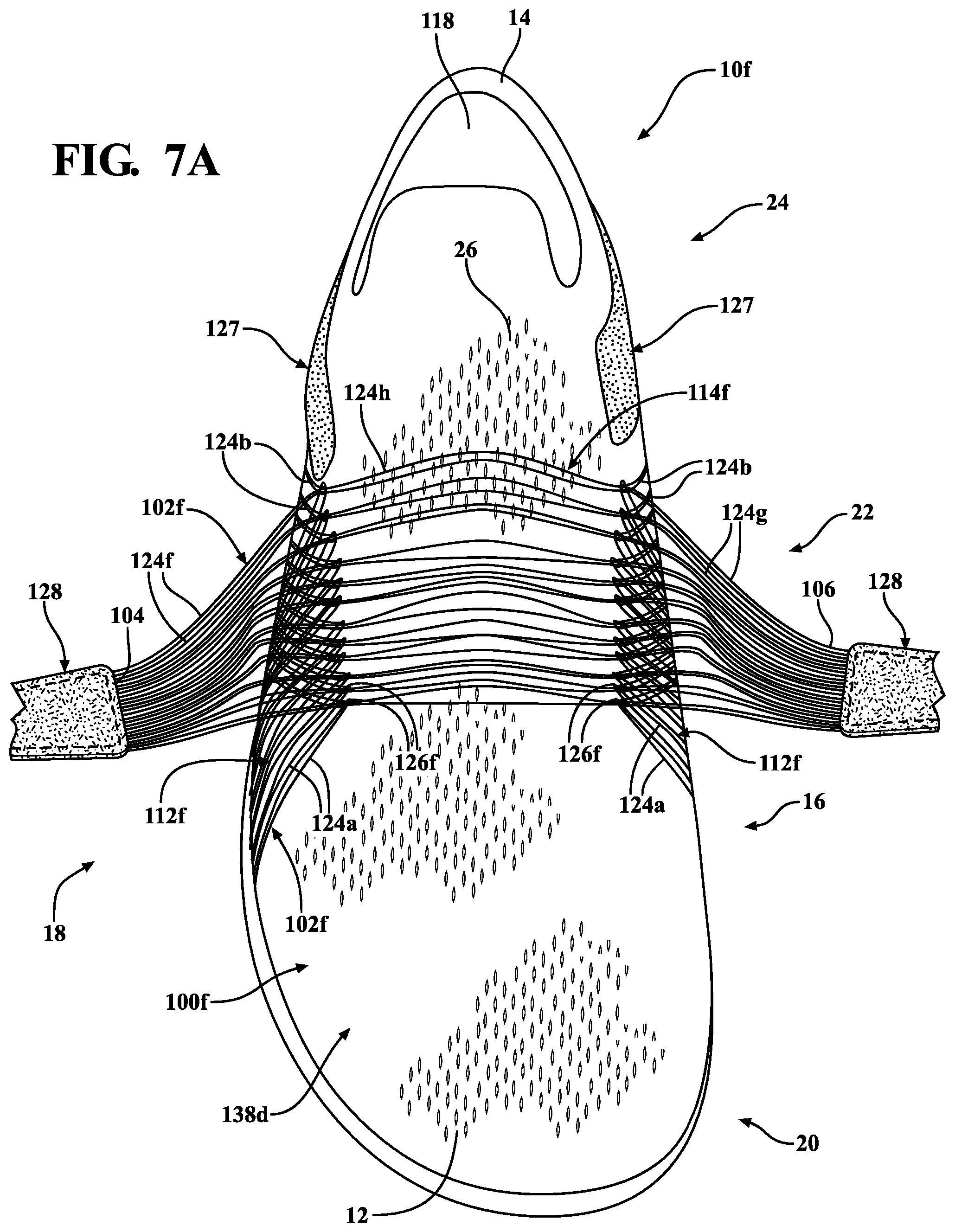 Patent US12310457 Figure 13 – Upper for article of footwear