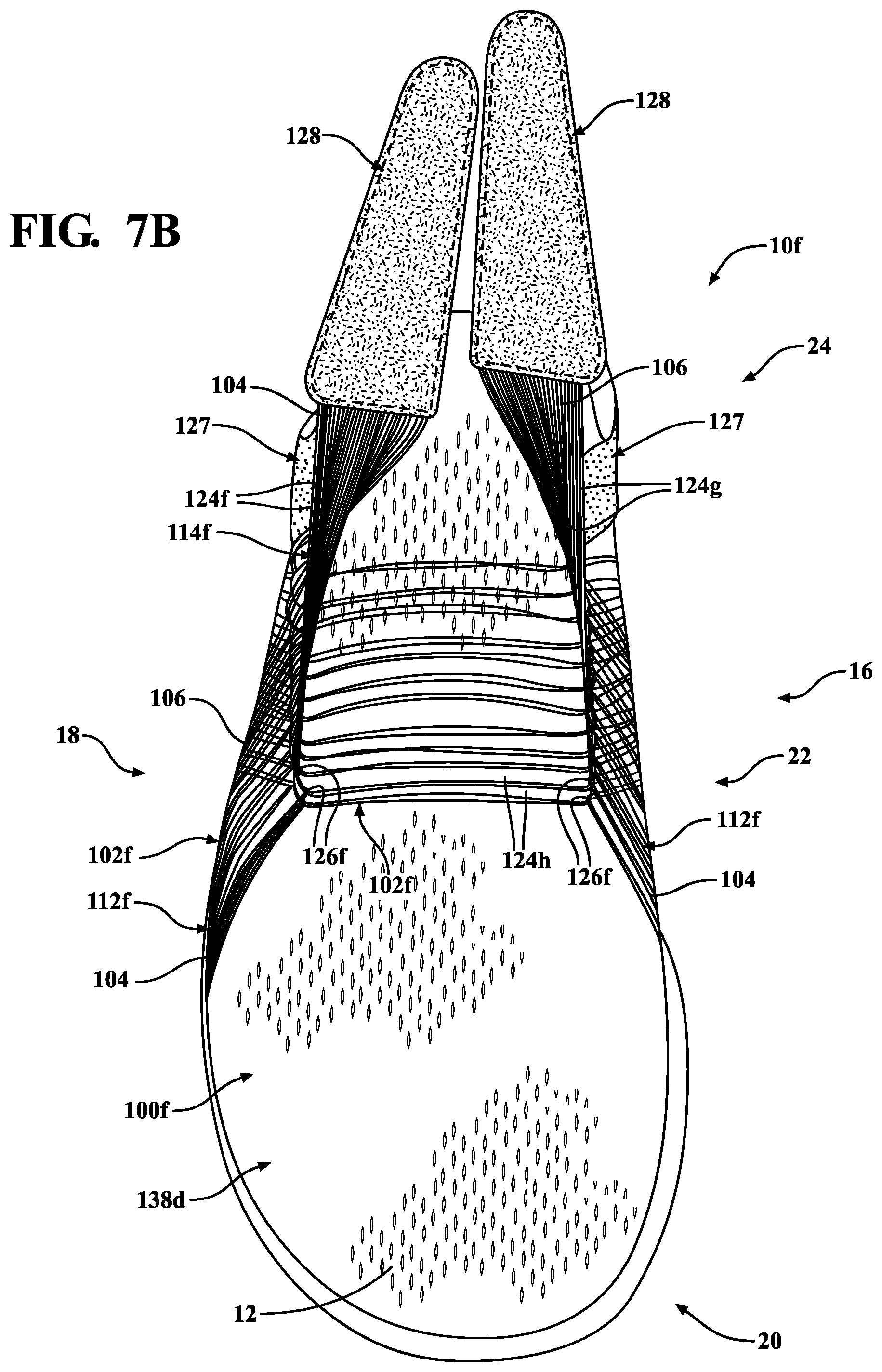 Patent US12310457 Figure 14 – Upper for article of footwear