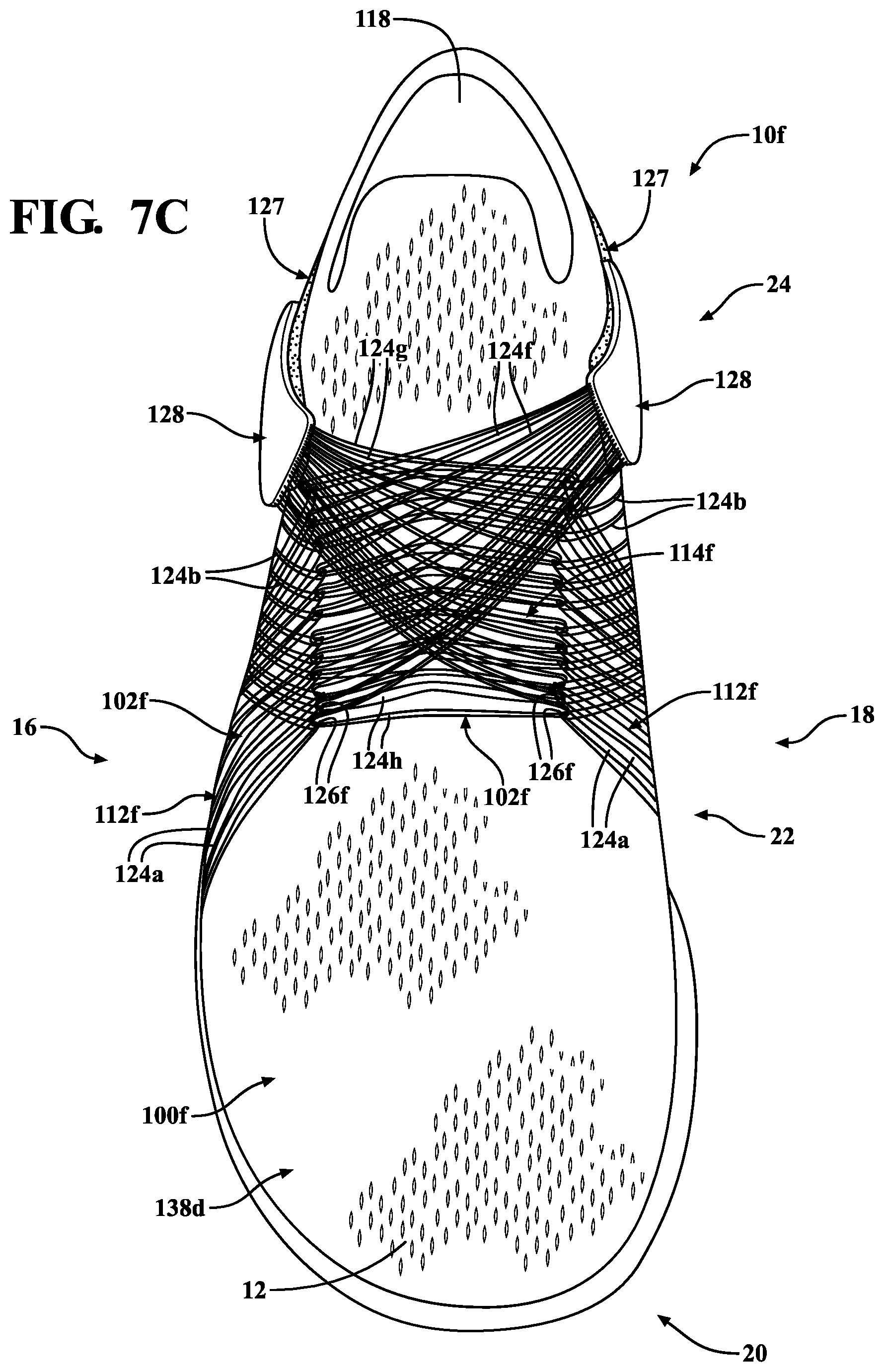 Patent US12310457 Figure 15 – Upper for article of footwear