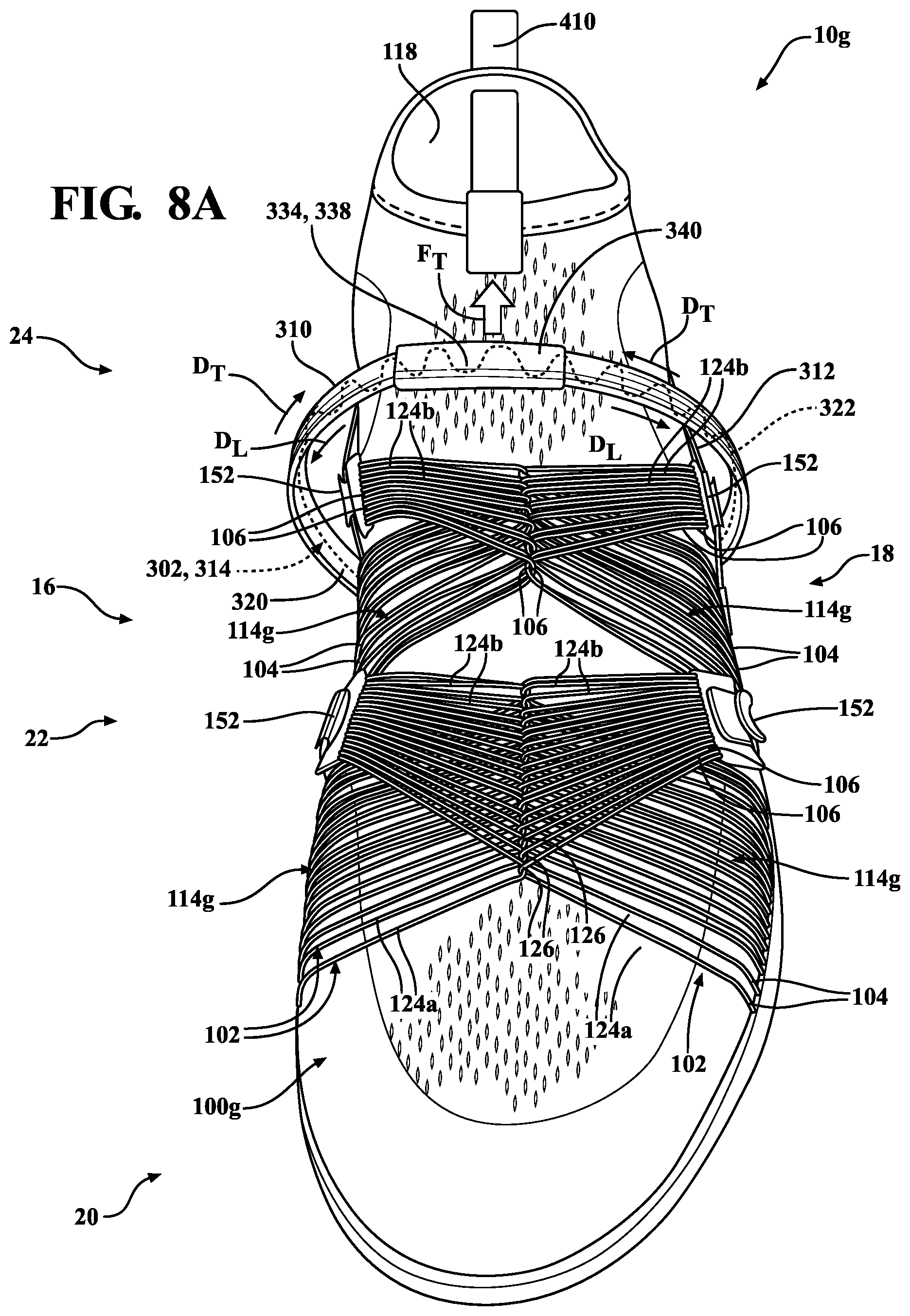 Patent US12310457 Figure 16 – Upper for article of footwear