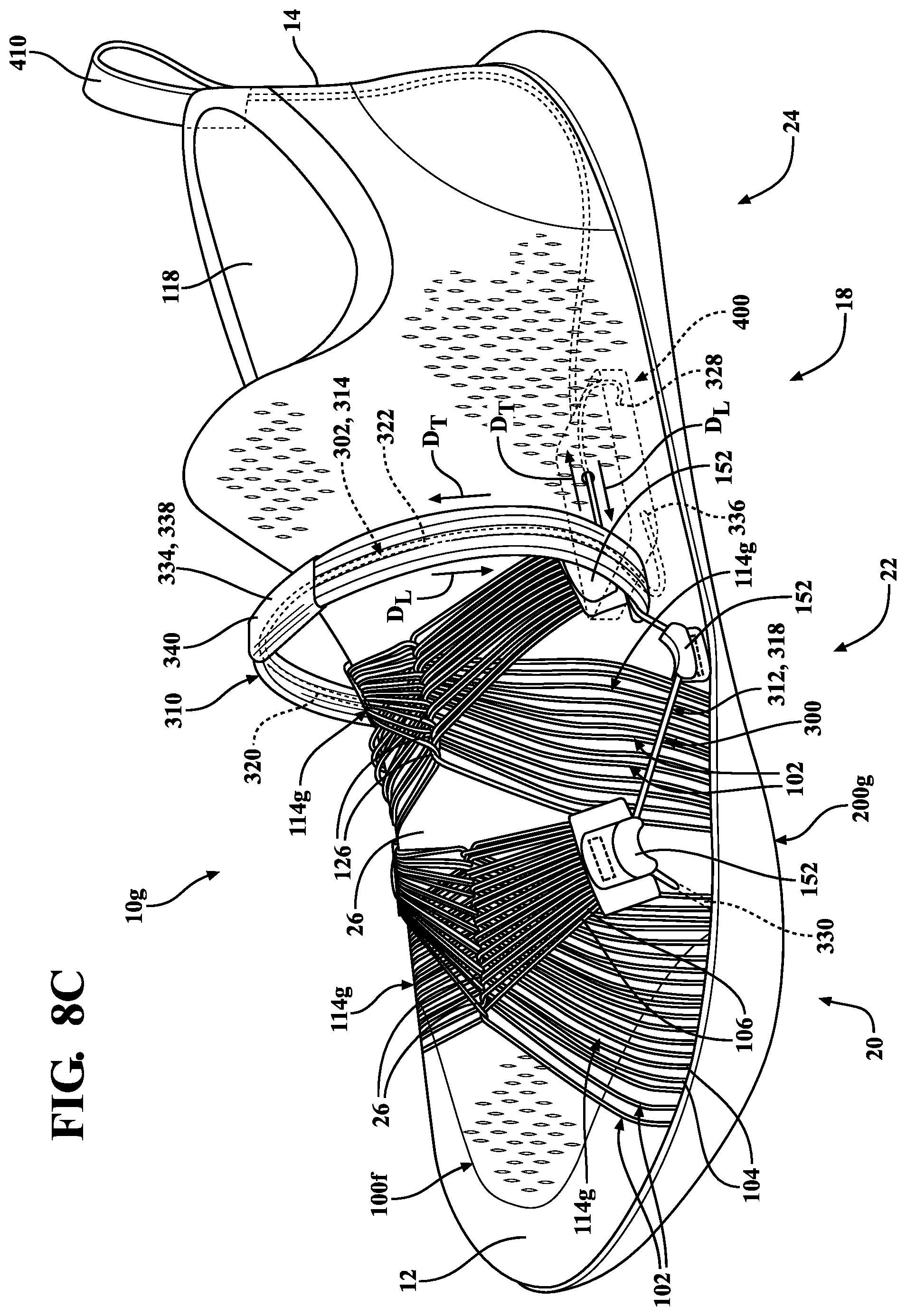 Patent US12310457 Figure 18 – Upper for article of footwear
