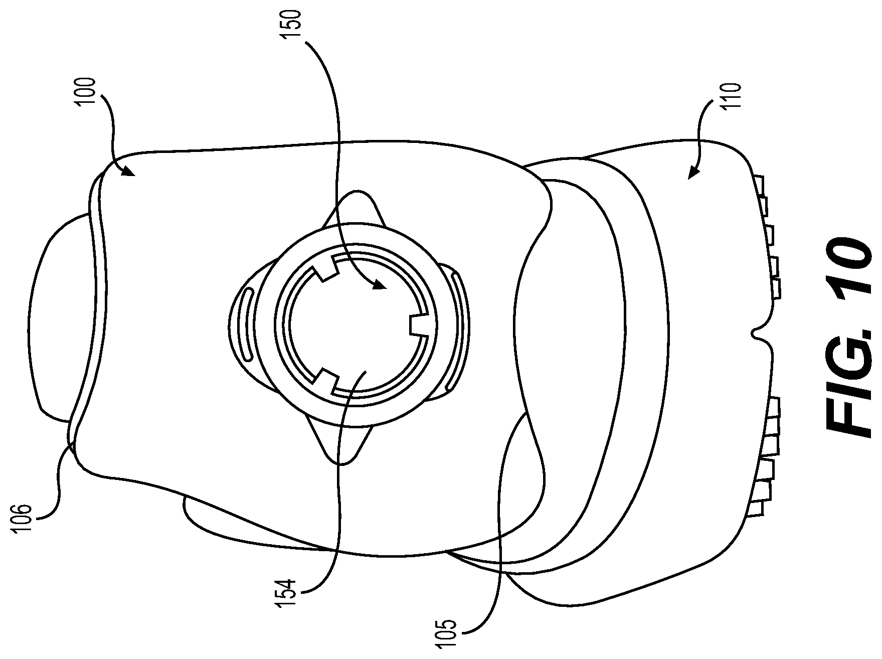 Patent US12310458 Figure 10 – Article of footwear with closure system
