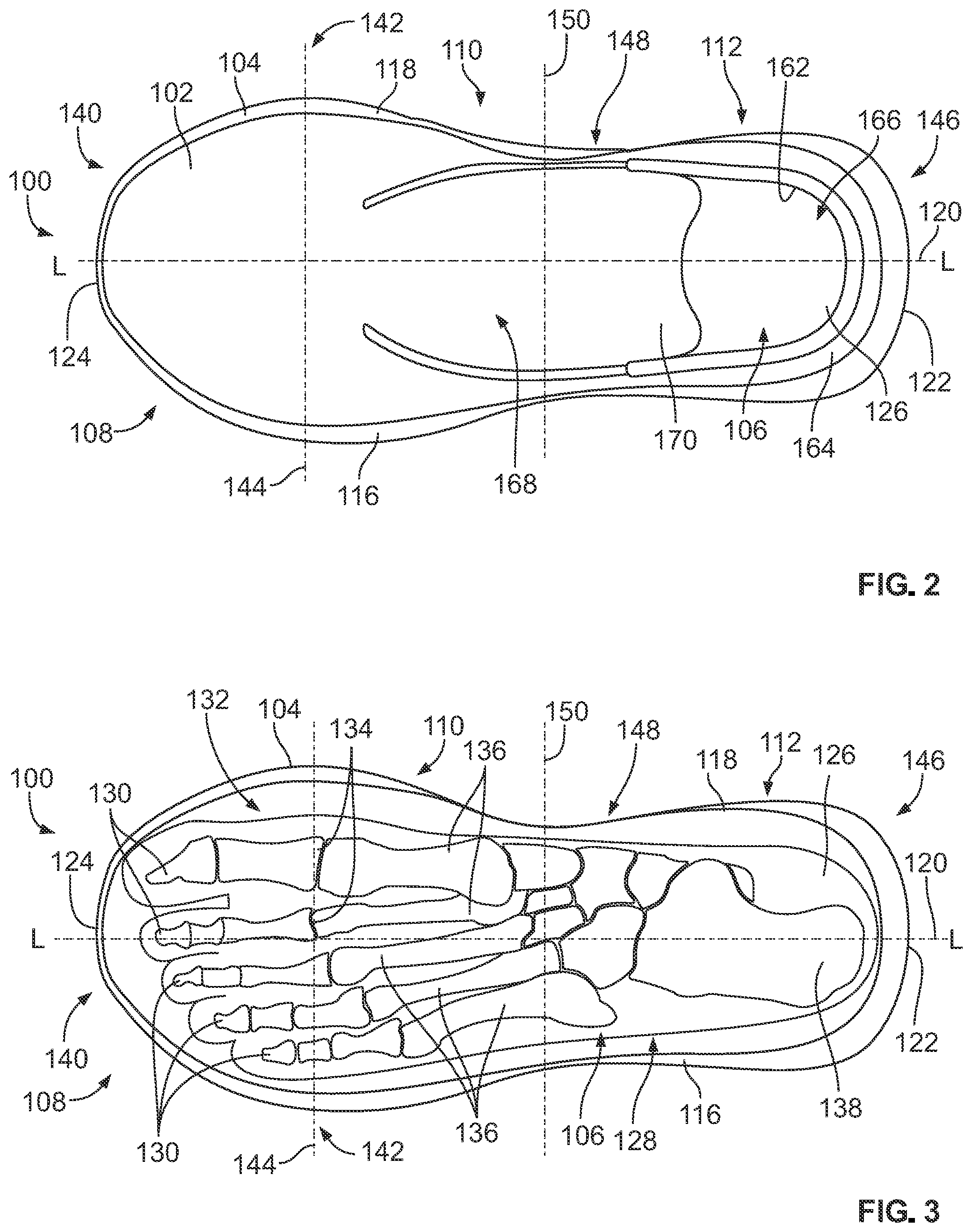 Patent US12310459 Figure 2 – Article of footwear having a closure system