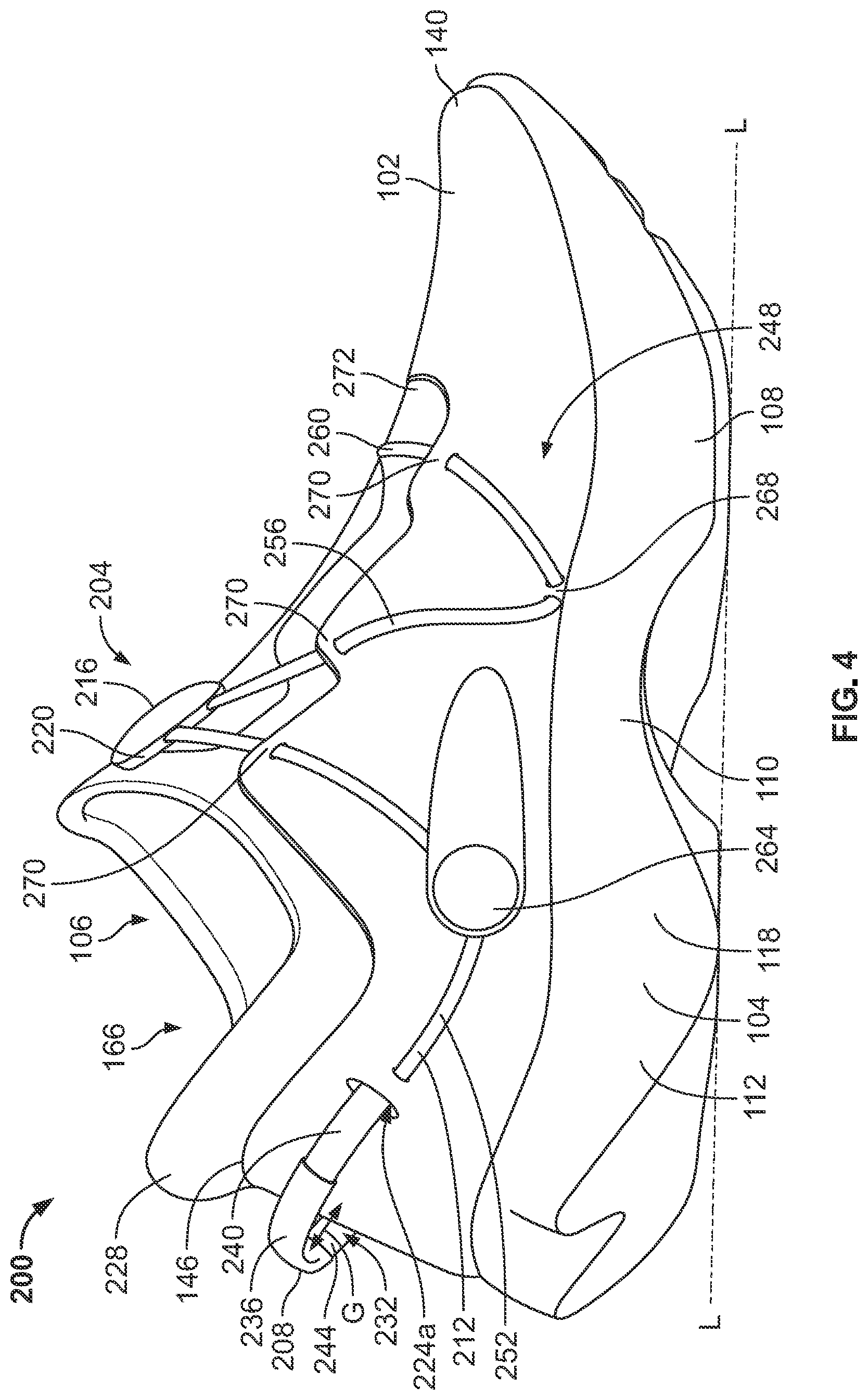 Patent US12310459 Figure 3 – Article of footwear having a closure system