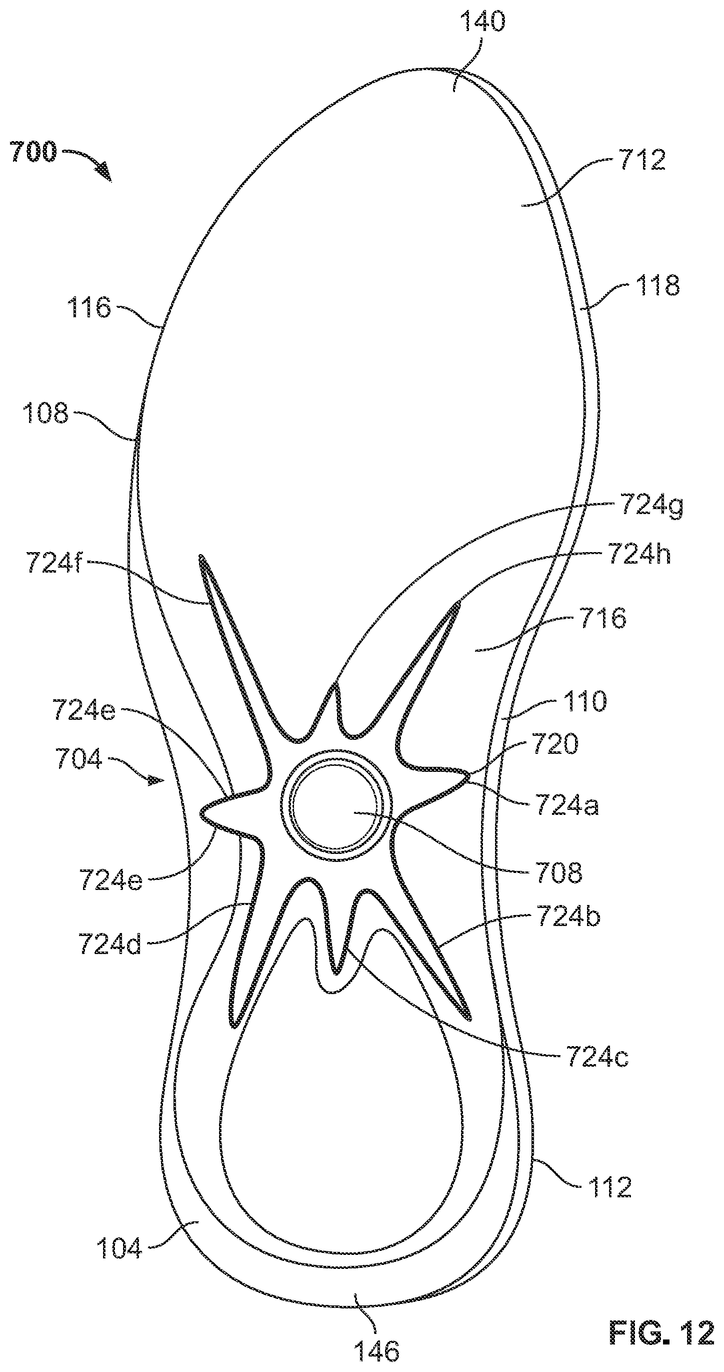 Patent US12310459 Figure 11 – Article of footwear having a closure system