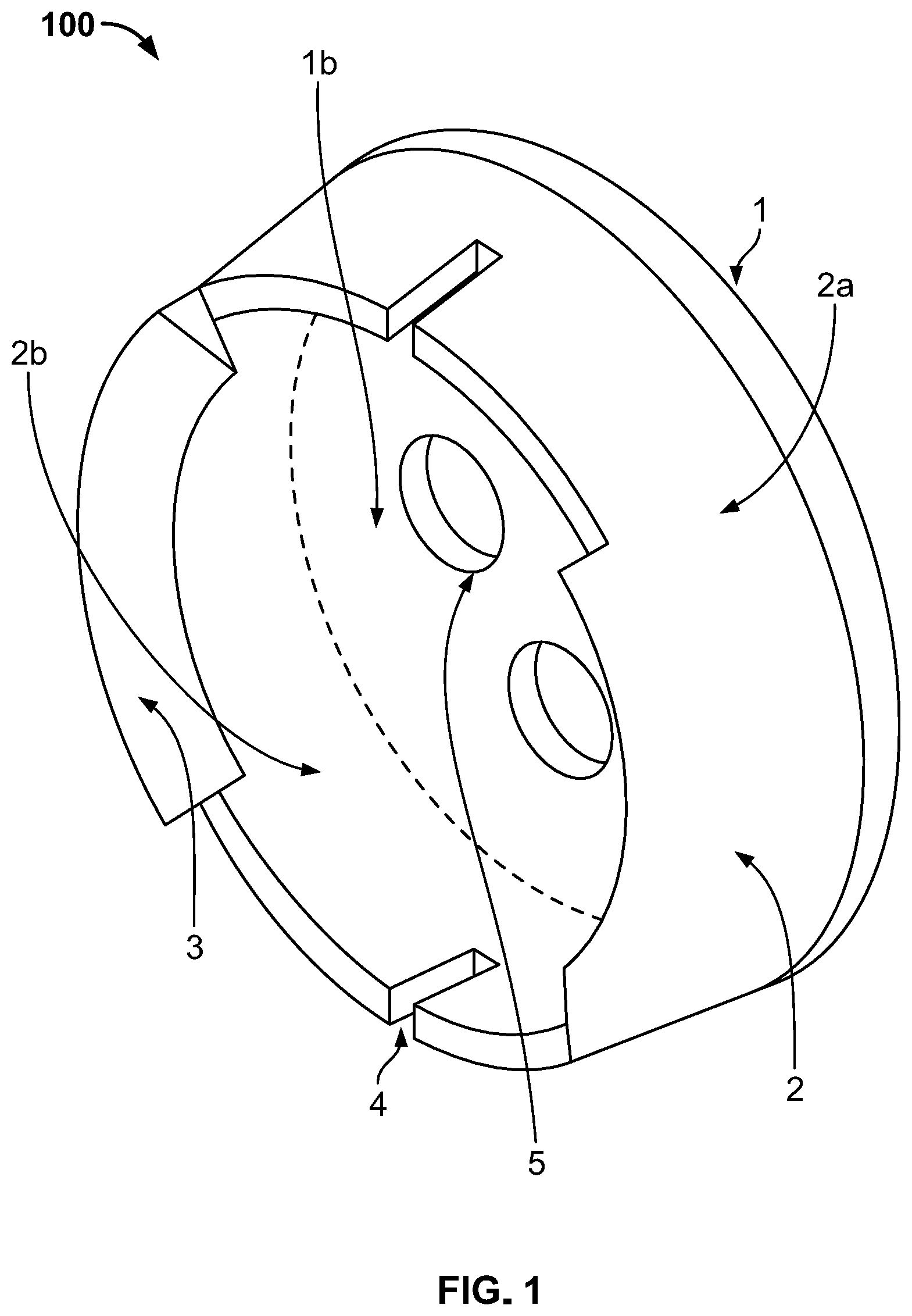 Patent US12310460 — Button cover — Figure 1